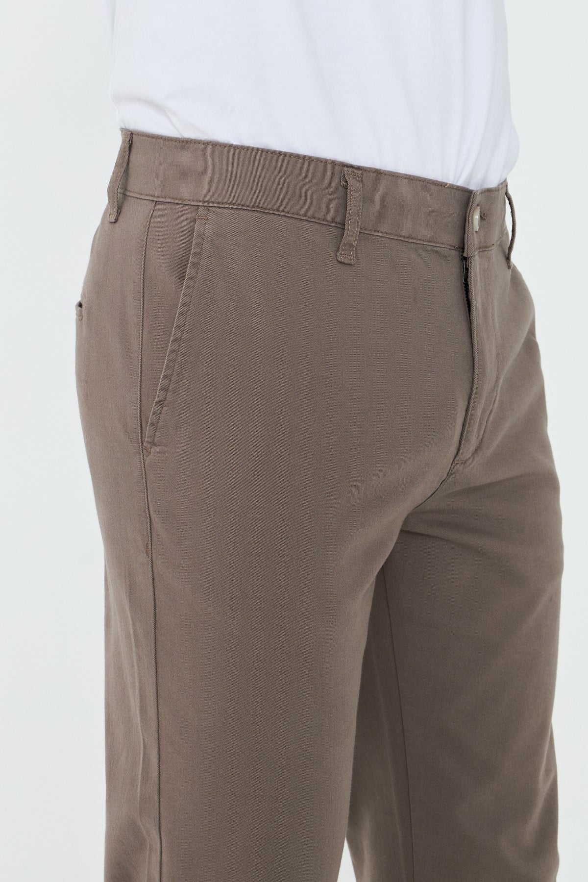 White StoneVizon Regular Fit Erkek Chino Pantolon