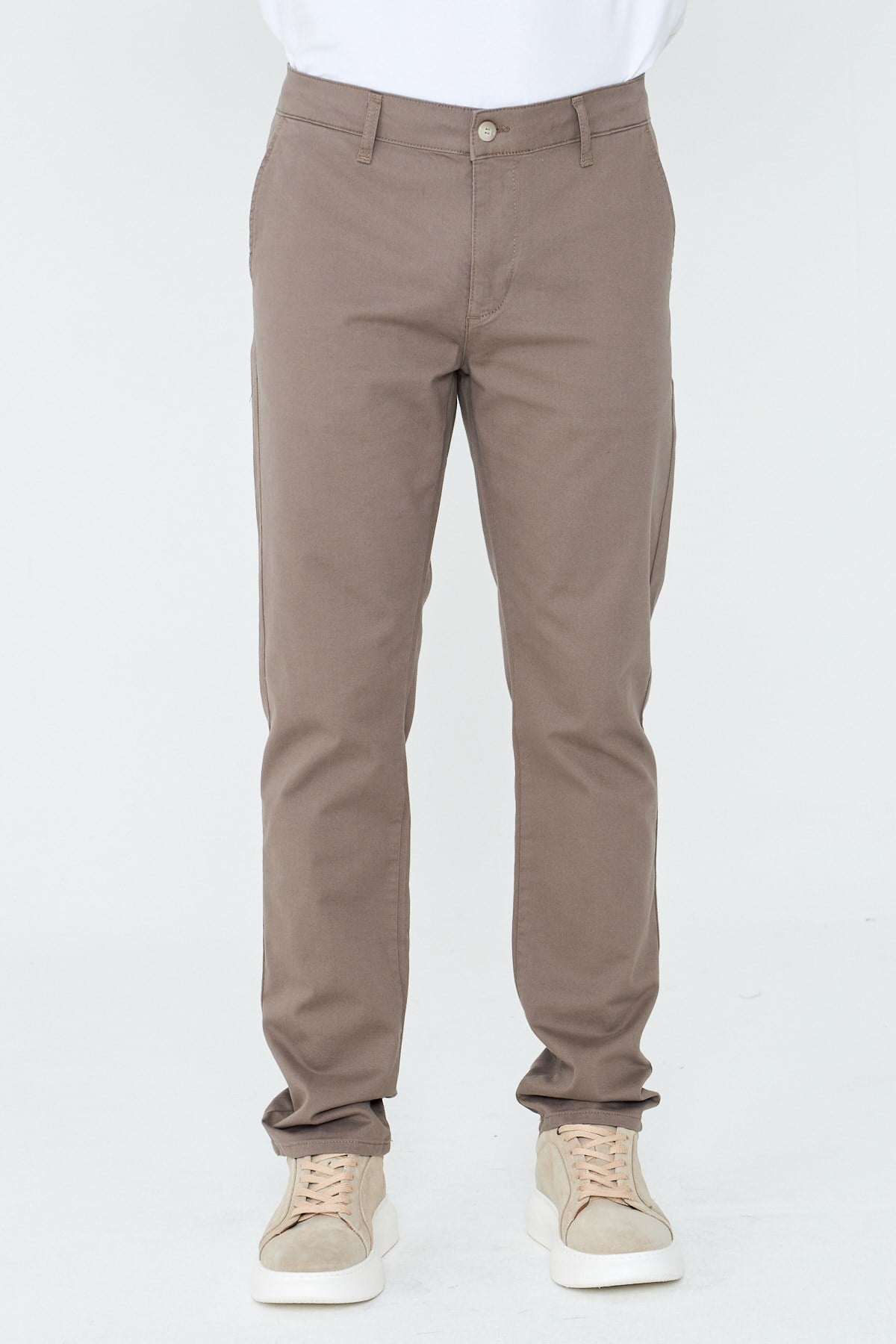 White StoneVizon Regular Fit Erkek Chino Pantolon