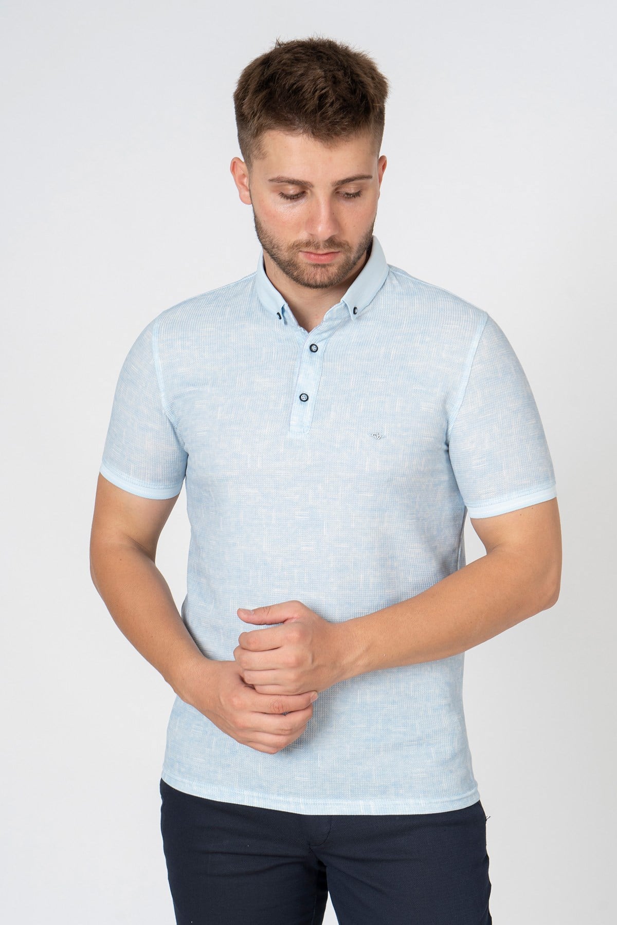 White StoneWHİTE STONE  2022-Y  9060 POLO YAKA  TSHIRT    MAVİ