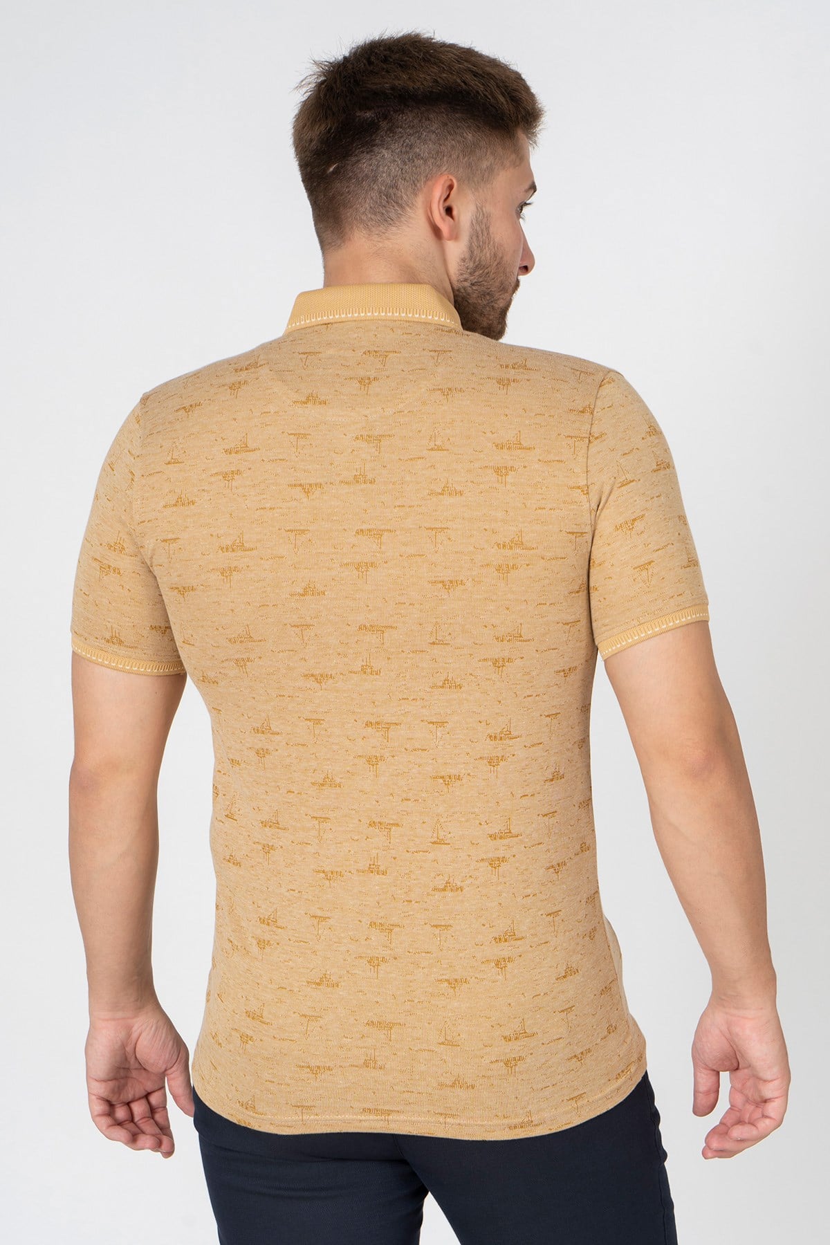 White StoneWHİTE STONE  2022-Y  9061  POLO YAKA  TSHIRT    SARI
