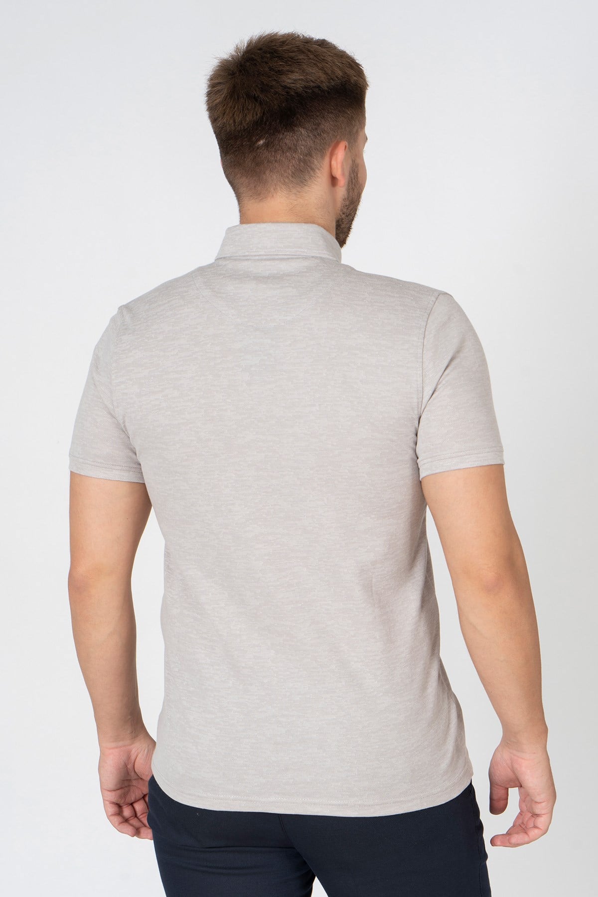 White StoneWHİTE STONE  2022-Y  9063 POLO YAKA TSHIRT    TAŞ