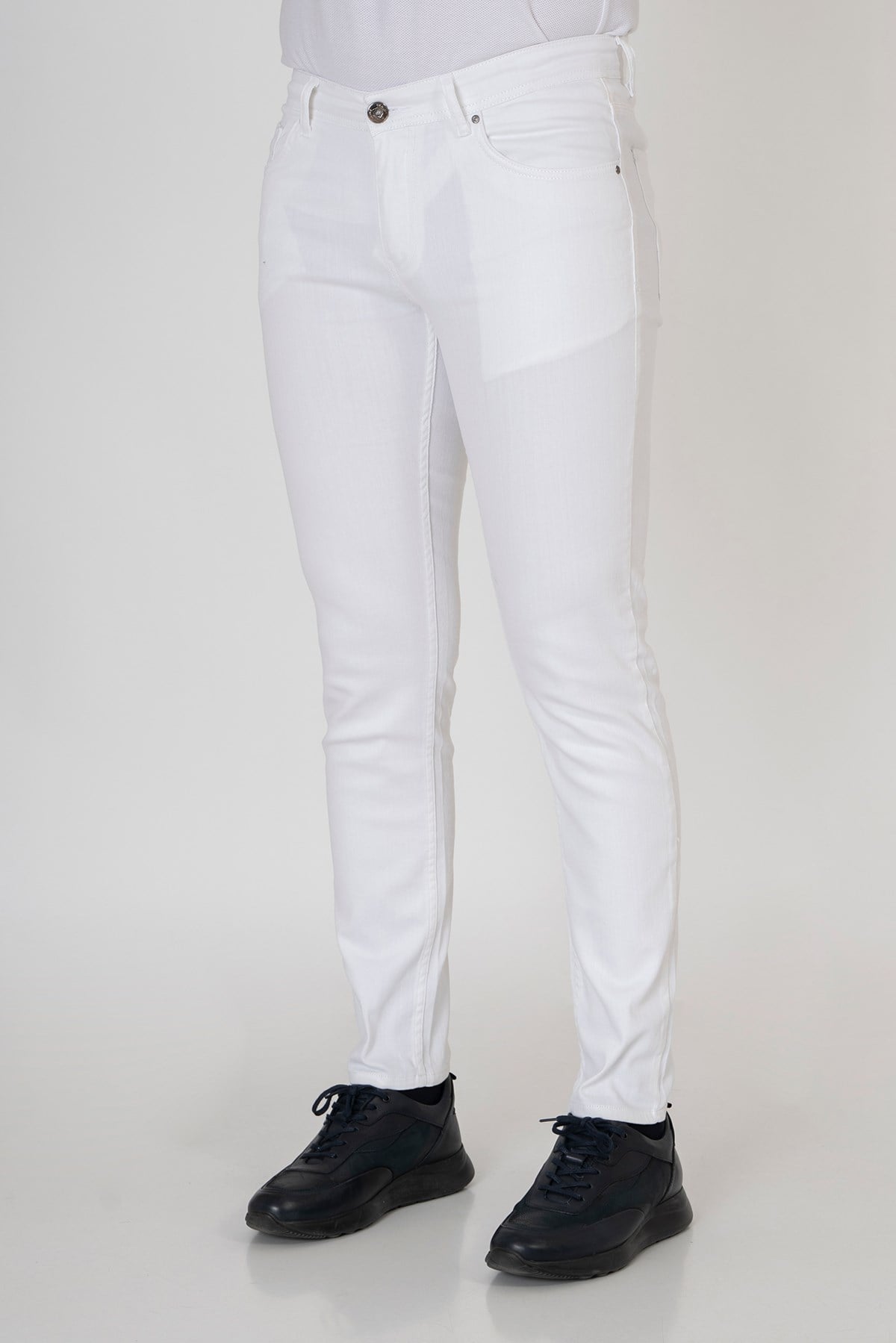 White StoneWHİTE STONE  2022-Y  J114 DREAM JEAN PANTOLON  5 CEP  BEYAZ