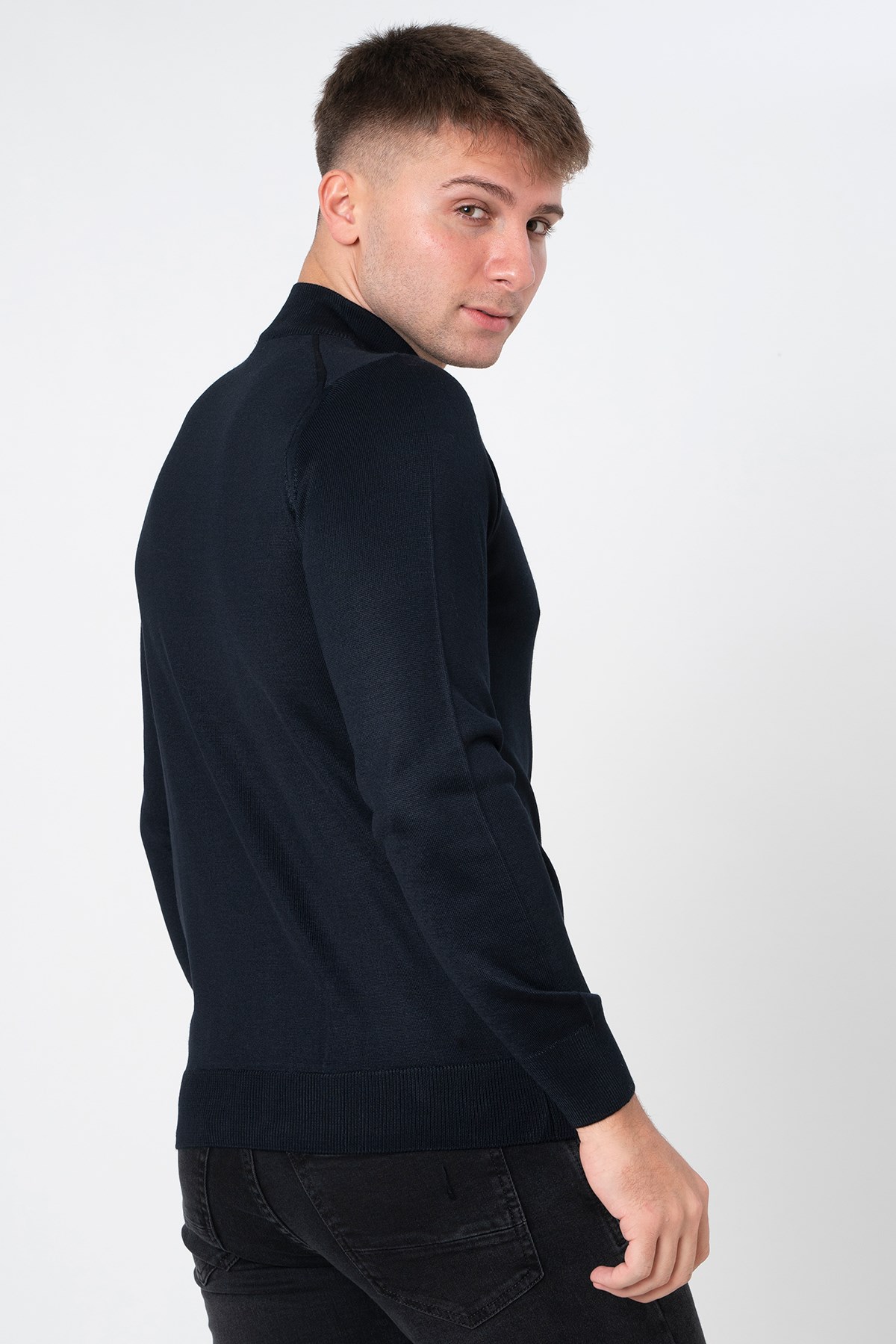 White StoneWHİTE STONE  2023-K  004-2 DÜZ Y.BALIKÇI  TRİKO    LACİ