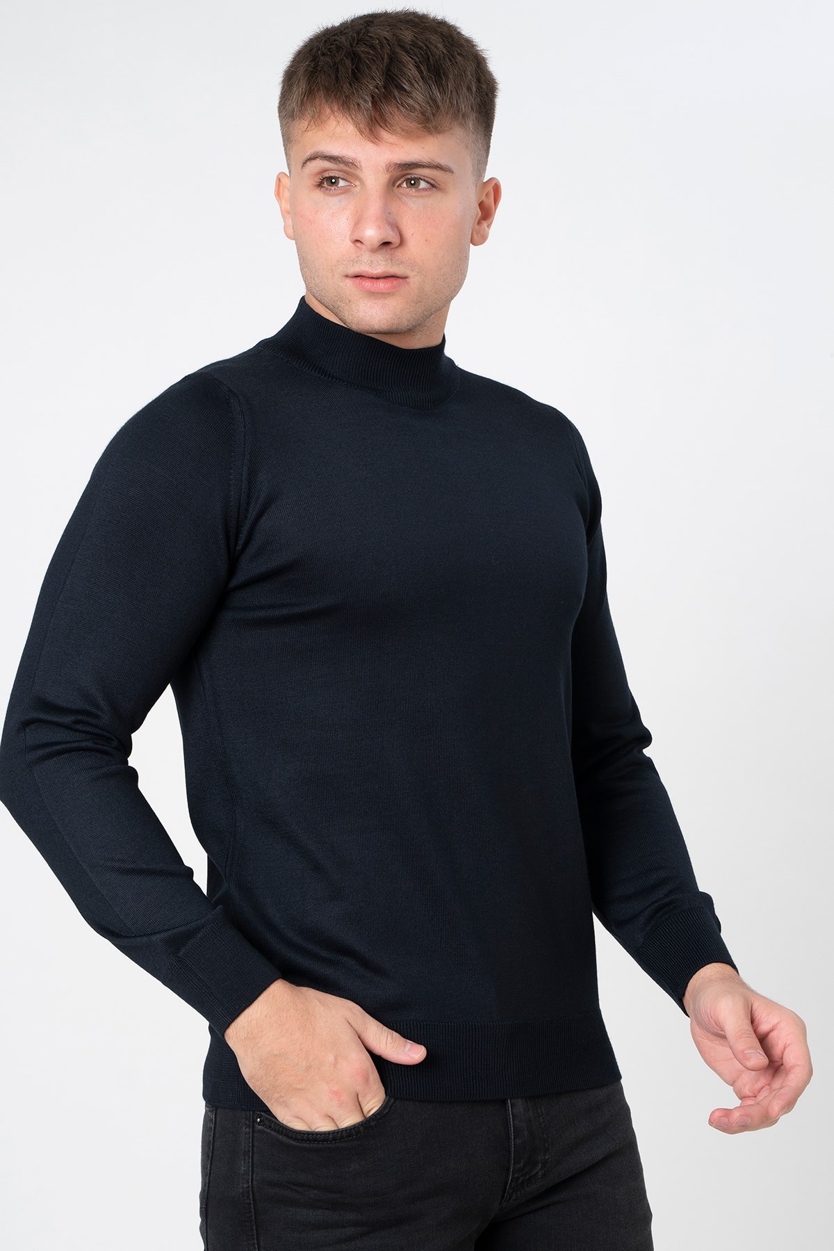 White StoneWHİTE STONE  2023-K  004-2 DÜZ Y.BALIKÇI  TRİKO    LACİ