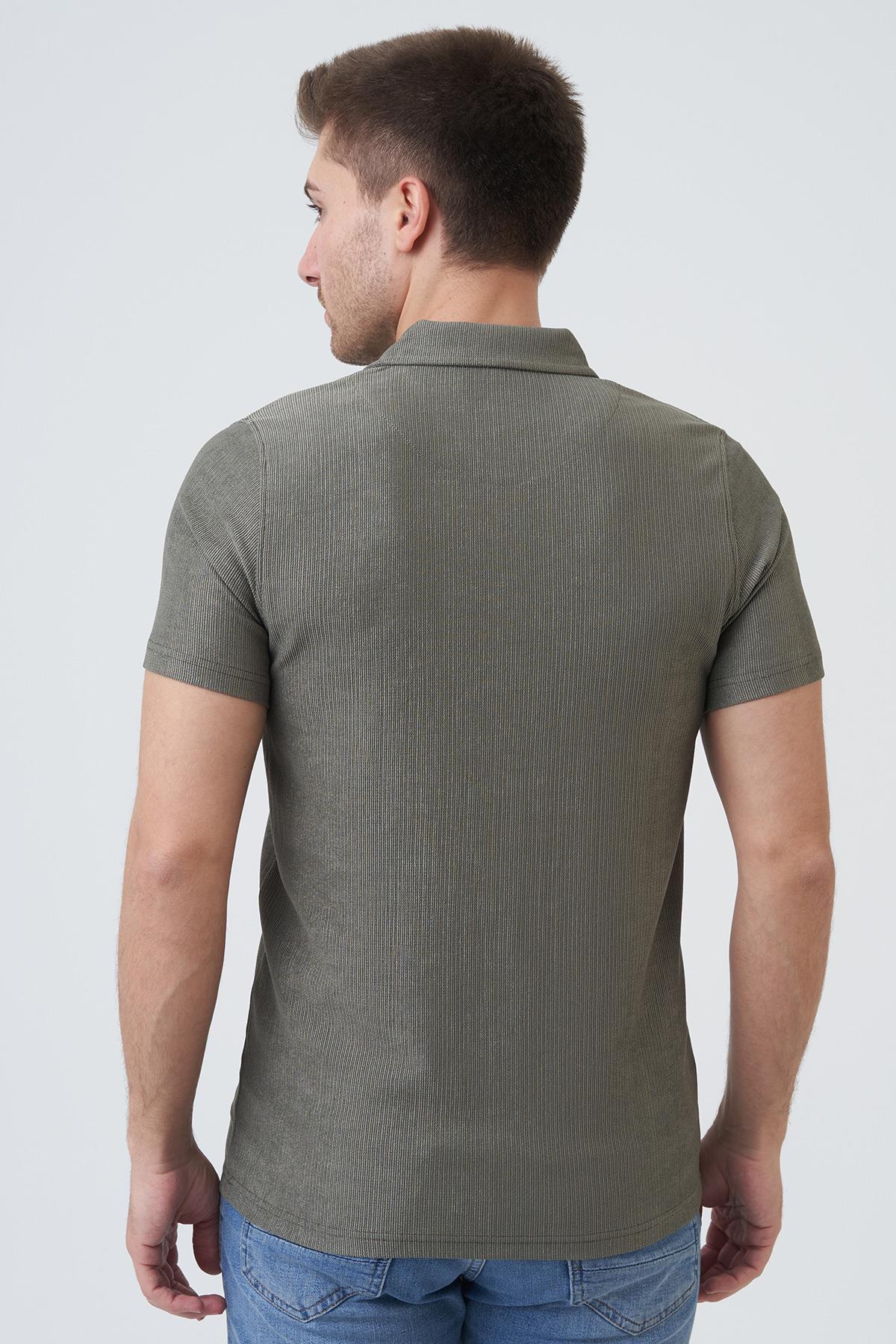 White StoneWHİTE STONE  2024-Y  10204  YAKALI  TSHIRT    HAKİ