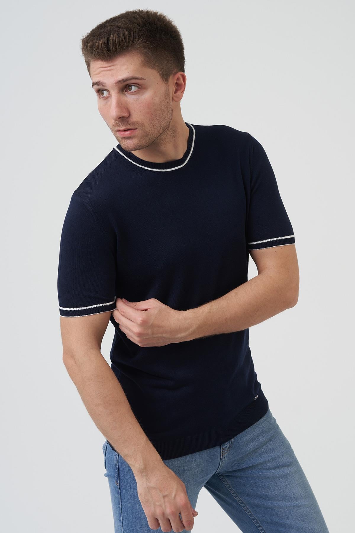 White StoneWHİTE STONE  2024-Y  16024  SIFIR YAKA TSHIRT    LACİ