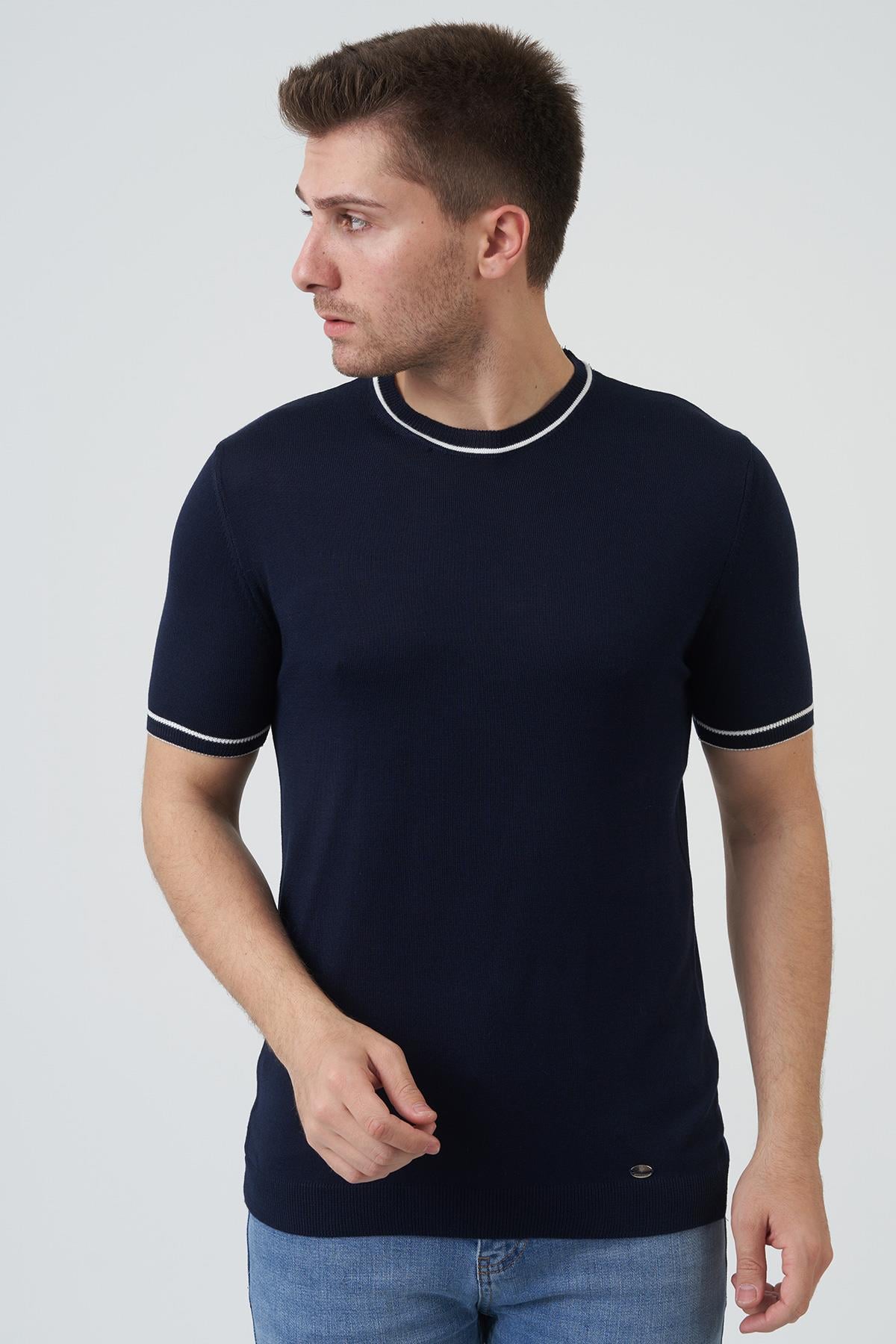 White StoneWHİTE STONE  2024-Y  16024  SIFIR YAKA TSHIRT    LACİ