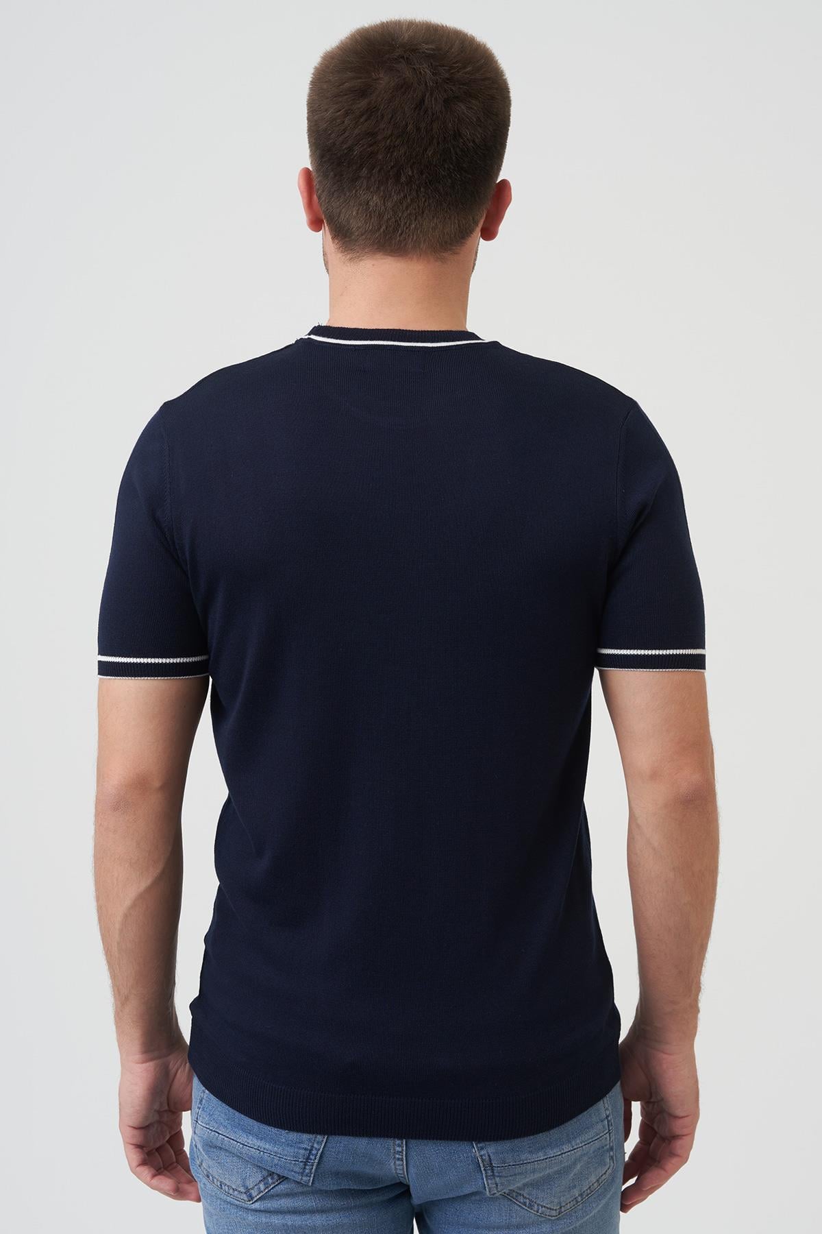 White StoneWHİTE STONE  2024-Y  16024  SIFIR YAKA TSHIRT    LACİ