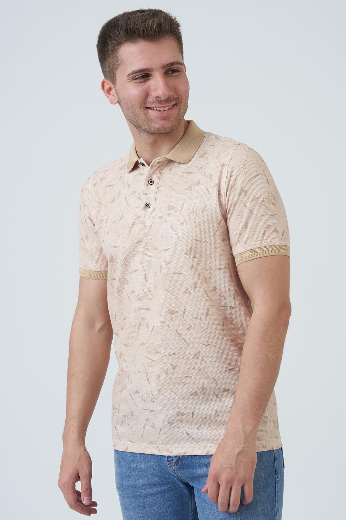White StoneWHİTE STONE  2024-Y  9082  YAKALI  TSHIRT    SARI