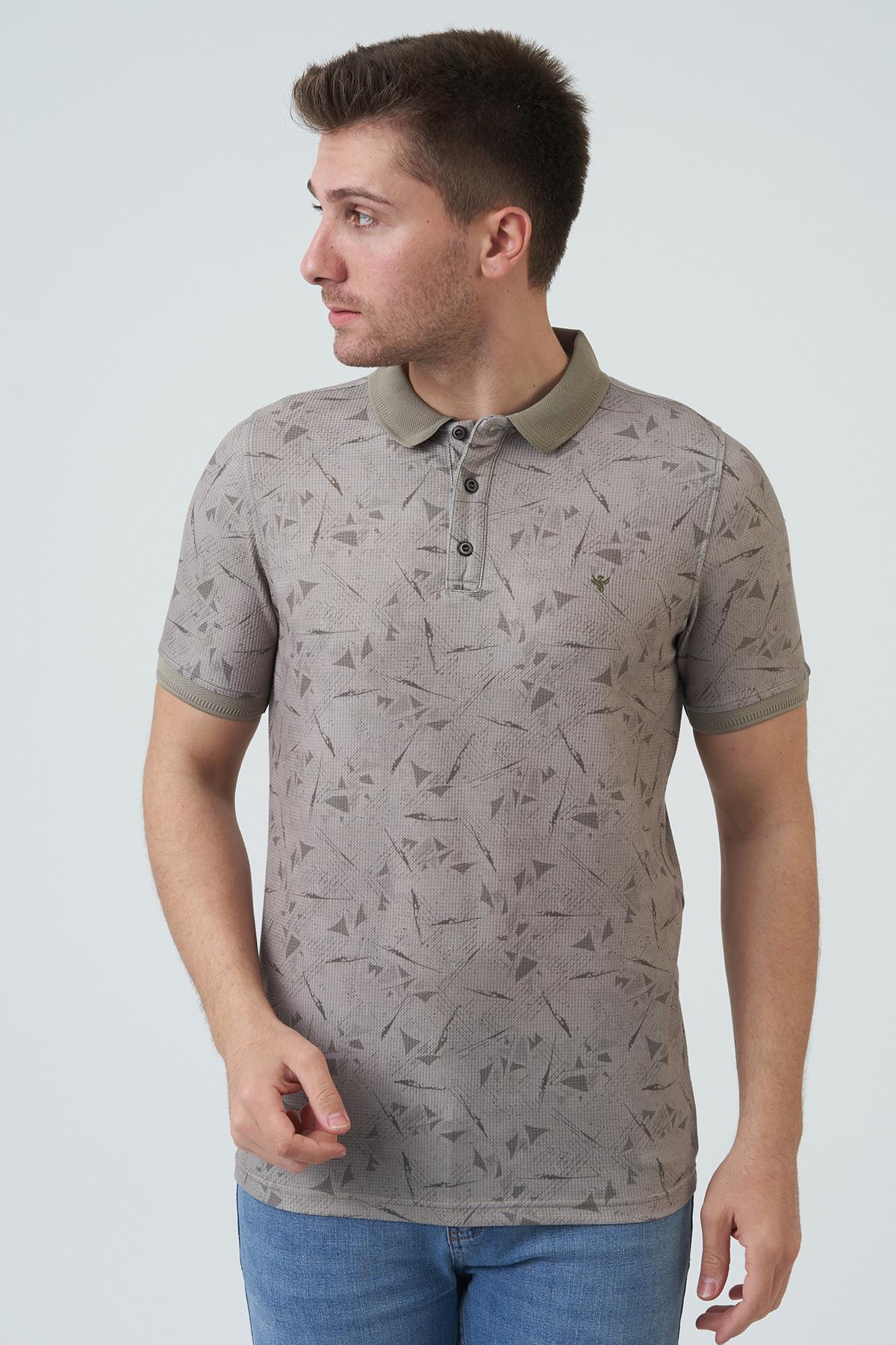 White StoneWHİTE STONE  2024-Y  9082  YAKALI  TSHIRT    HAKİ