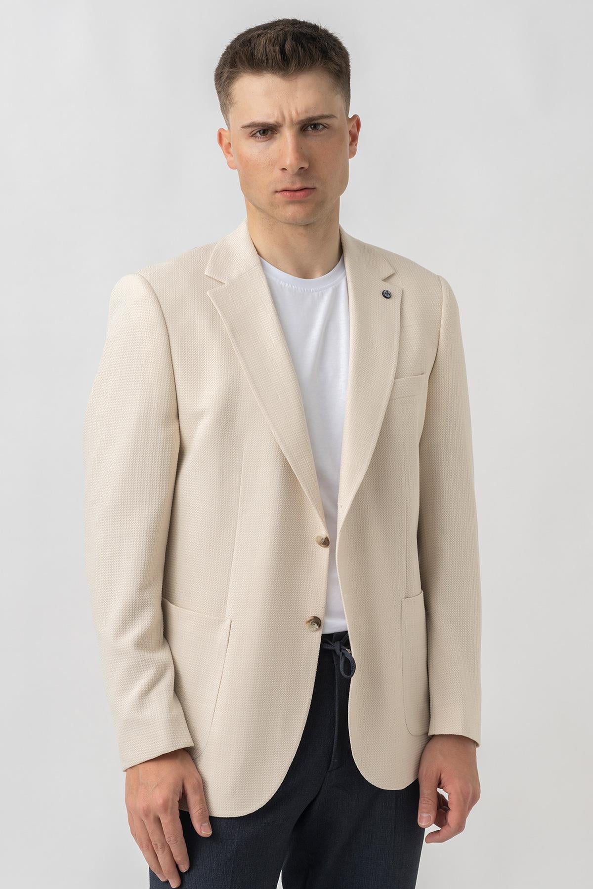 White StoneWHİTE STONE  2024-Y  C4003  (GOFRE ) CEKET  133 KALIP REGULAR  DESENLİ