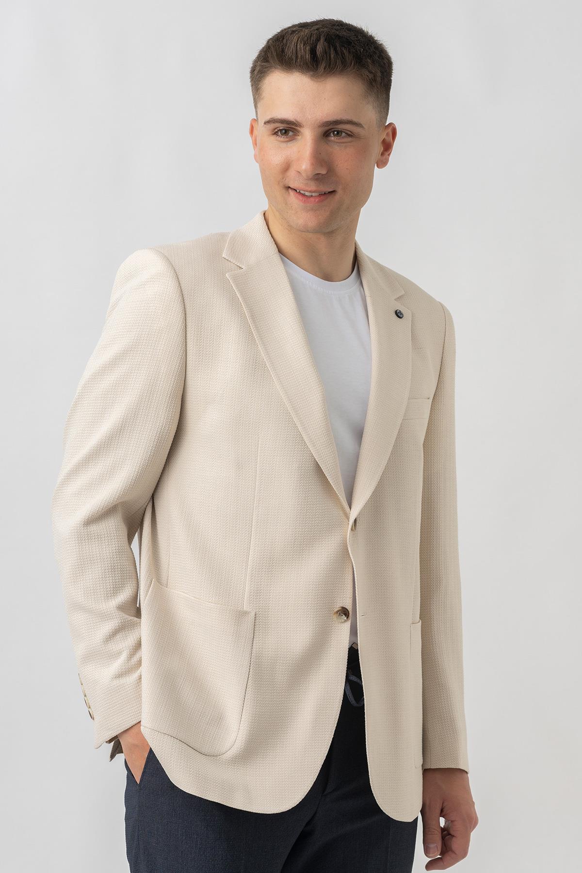 White StoneWHİTE STONE  2024-Y  C4003  (GOFRE ) CEKET  133 KALIP REGULAR  DESENLİ