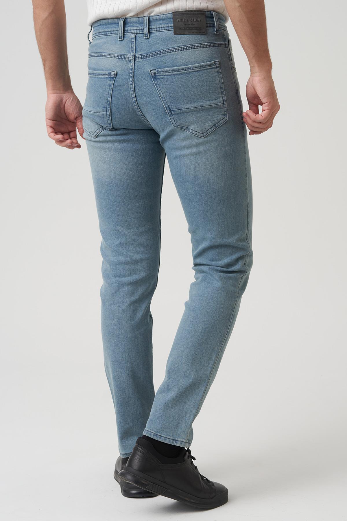 White StoneWHİTE STONE  2024-Y  J2427  JEAN PANTOLON  5 CEP  YEŞİL