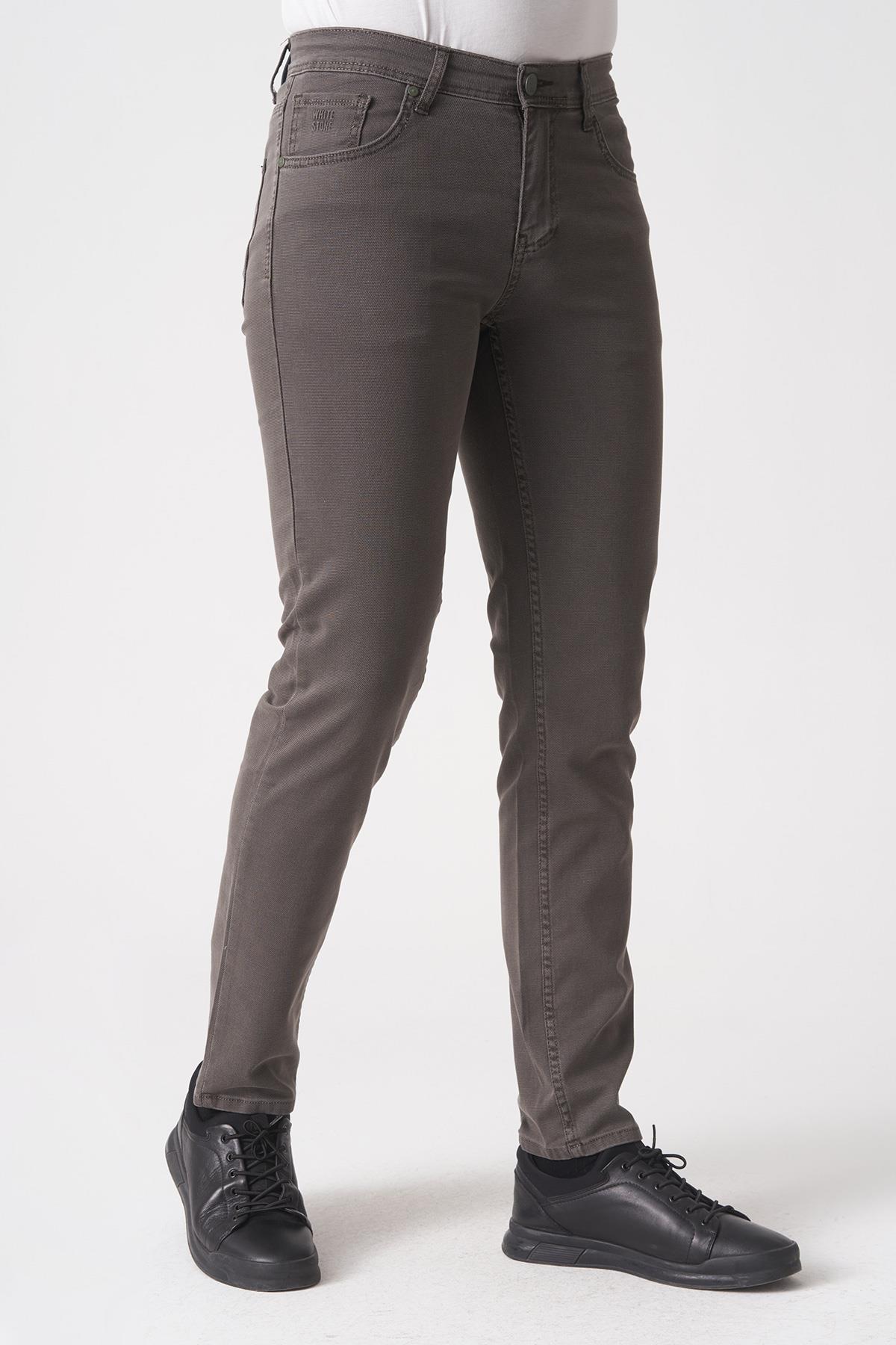 White StoneWHİTE STONE  2025-k  J2503 MRV JEAN PANTOLON  5 CEP  S.KAHVE