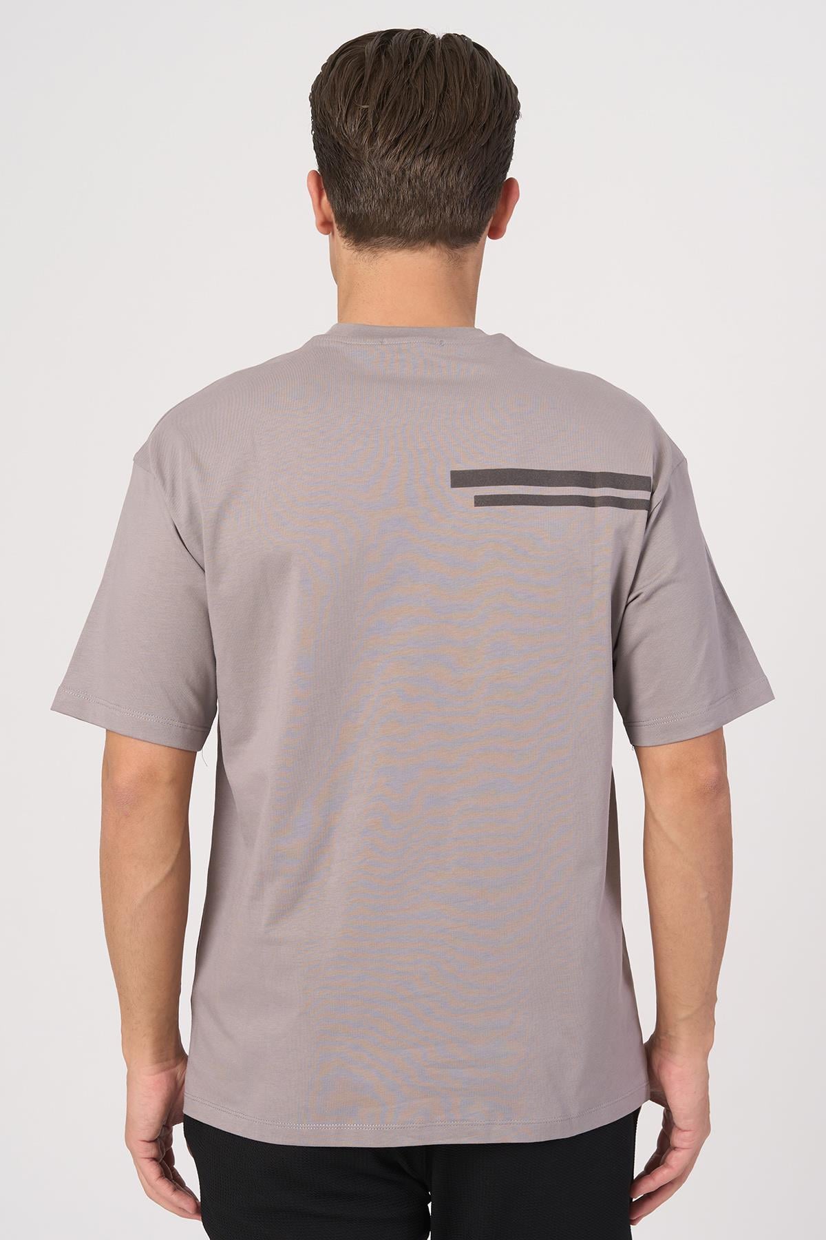 White StoneWHİTE STONE  2025-Y  3138  BİSİKLET YAKA TSHIRT    GRİ