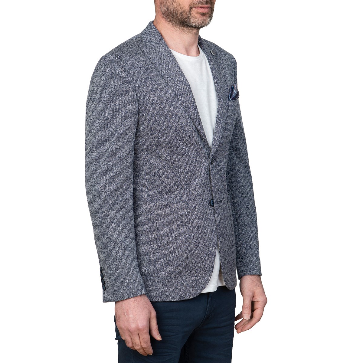 White StoneWhite Stone Dante Ceket  Slim Fit  Desenli
