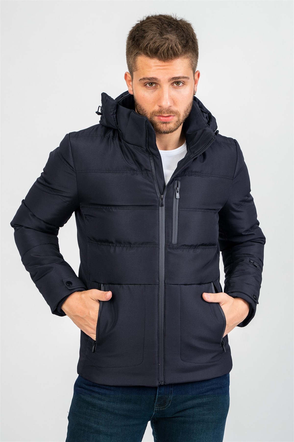 White StoneWhite Stone Helsinki Slim Fit Bonding Kaban Laci