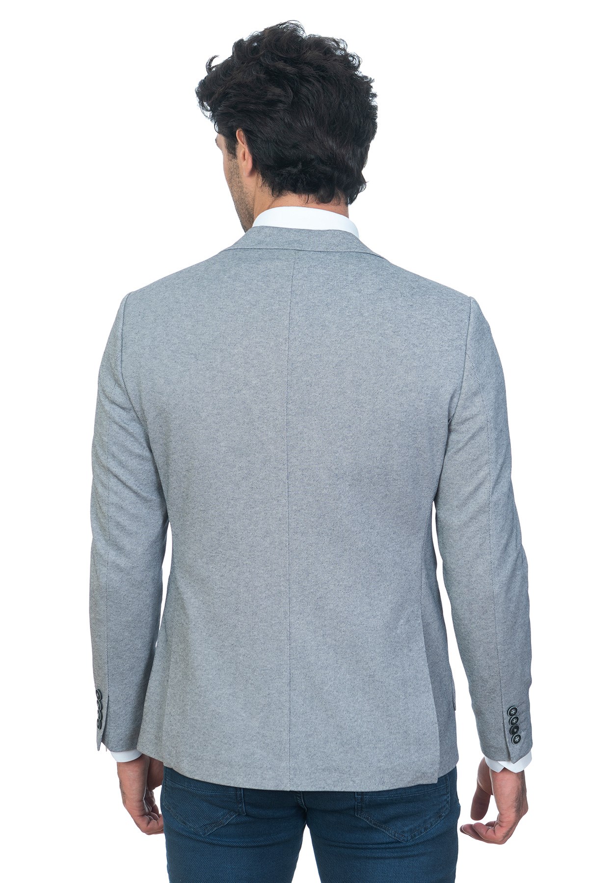 White StoneWhite Stone Napoli Ceket Slim Fit Desenli