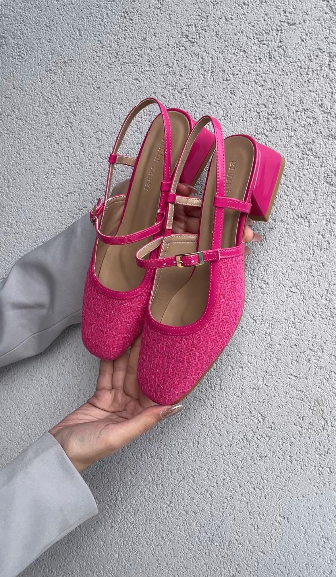 Denisa Tüvit Kumaş Pembe Renk Babet