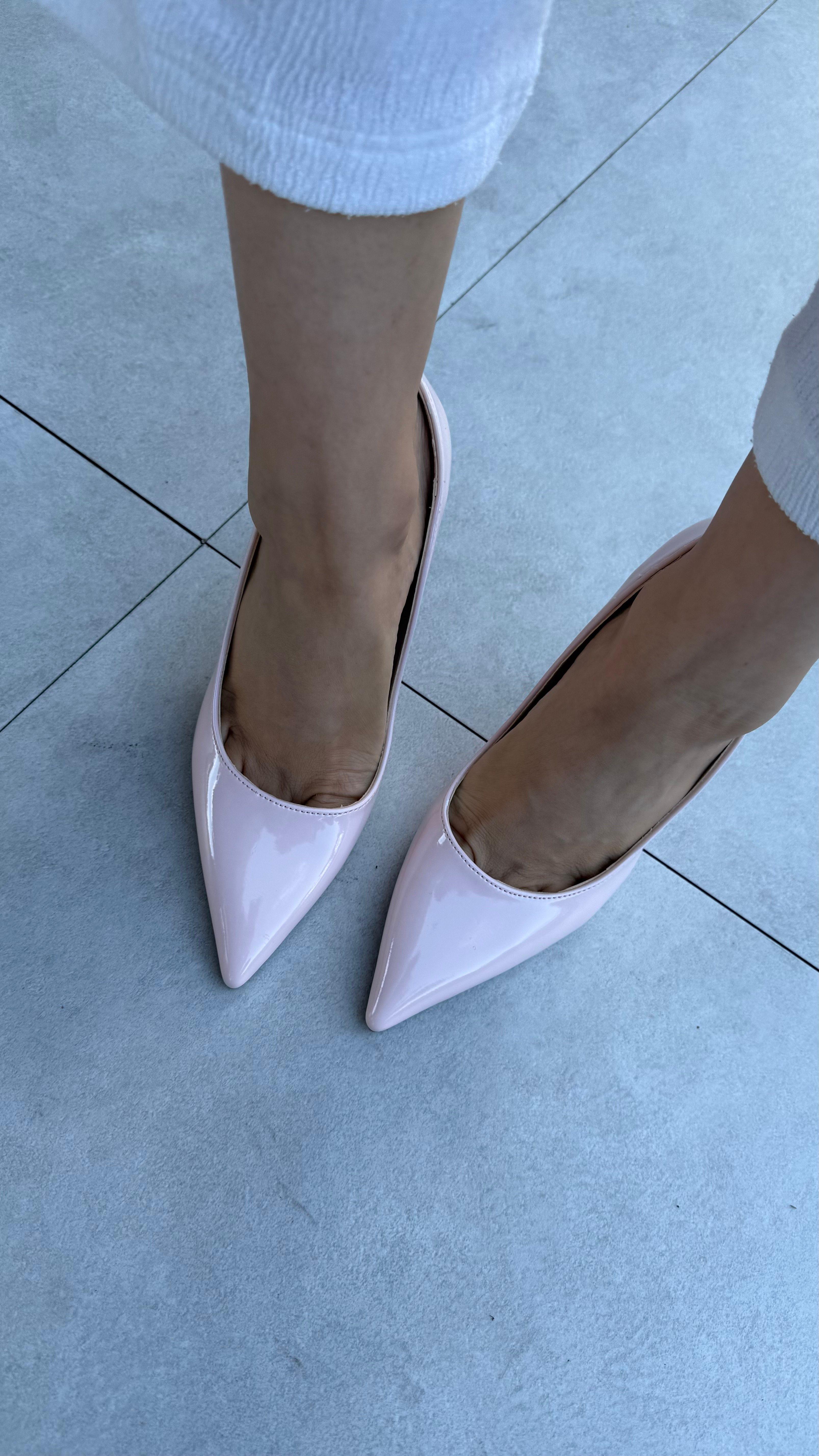 Stacy Pudra Rugan Kadın Stiletto