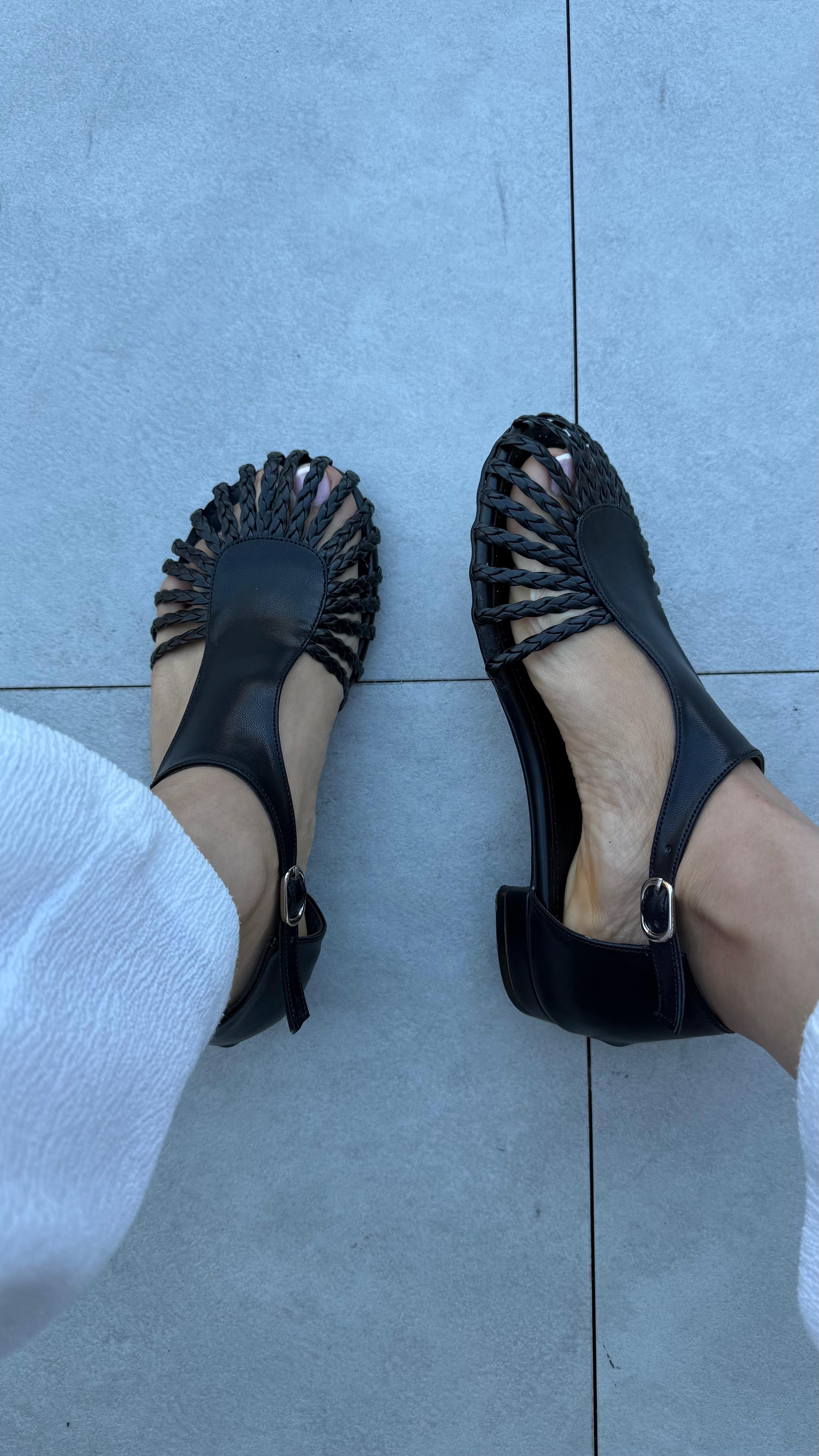 VENO SİYAH SANDALET