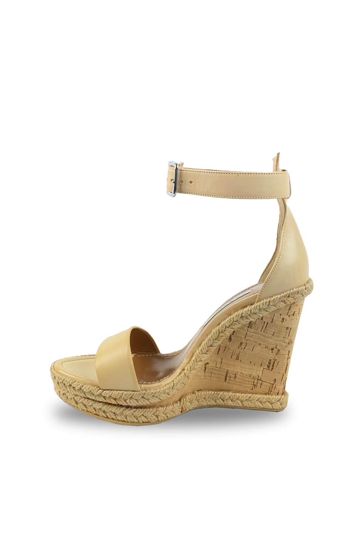 Guglielmo Rotta Mantar Topuklu Platform Deri Sandalet (R5561)
