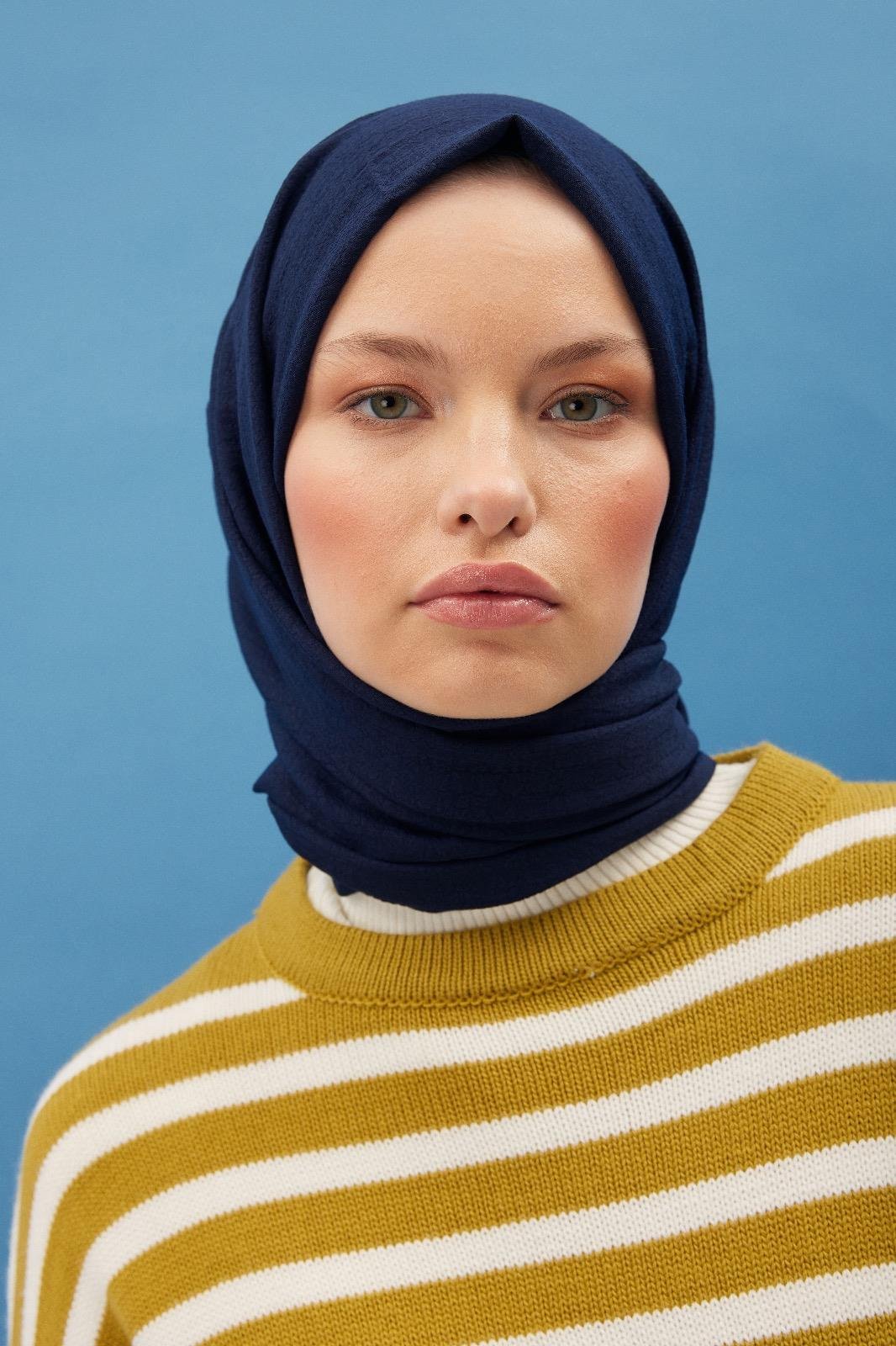 Care Cotton Şal - Lacivert