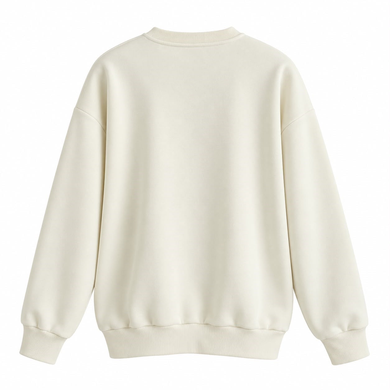 Ekru Baseball Nakışlı Sweat