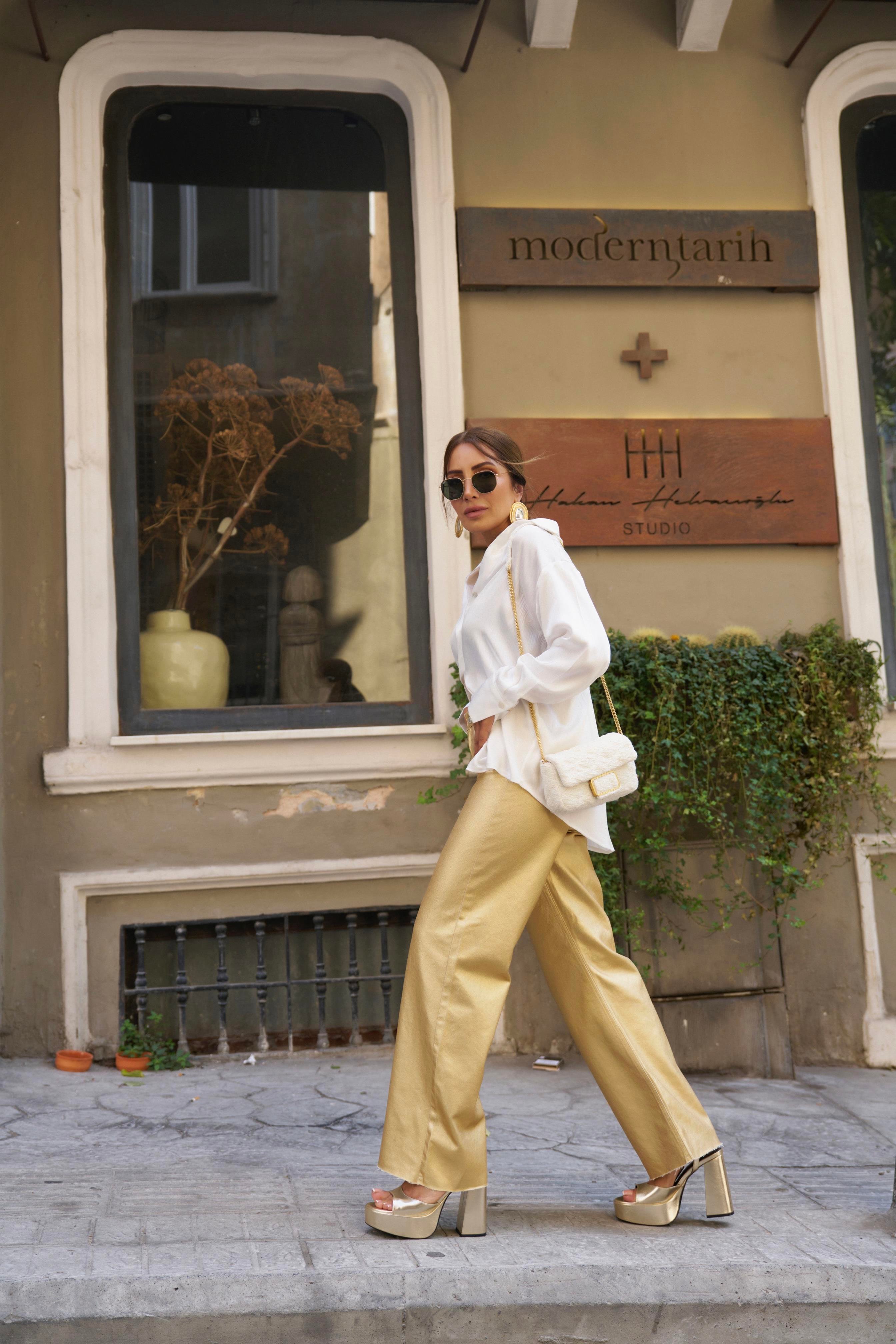 Gold Bol Paça Pantolon