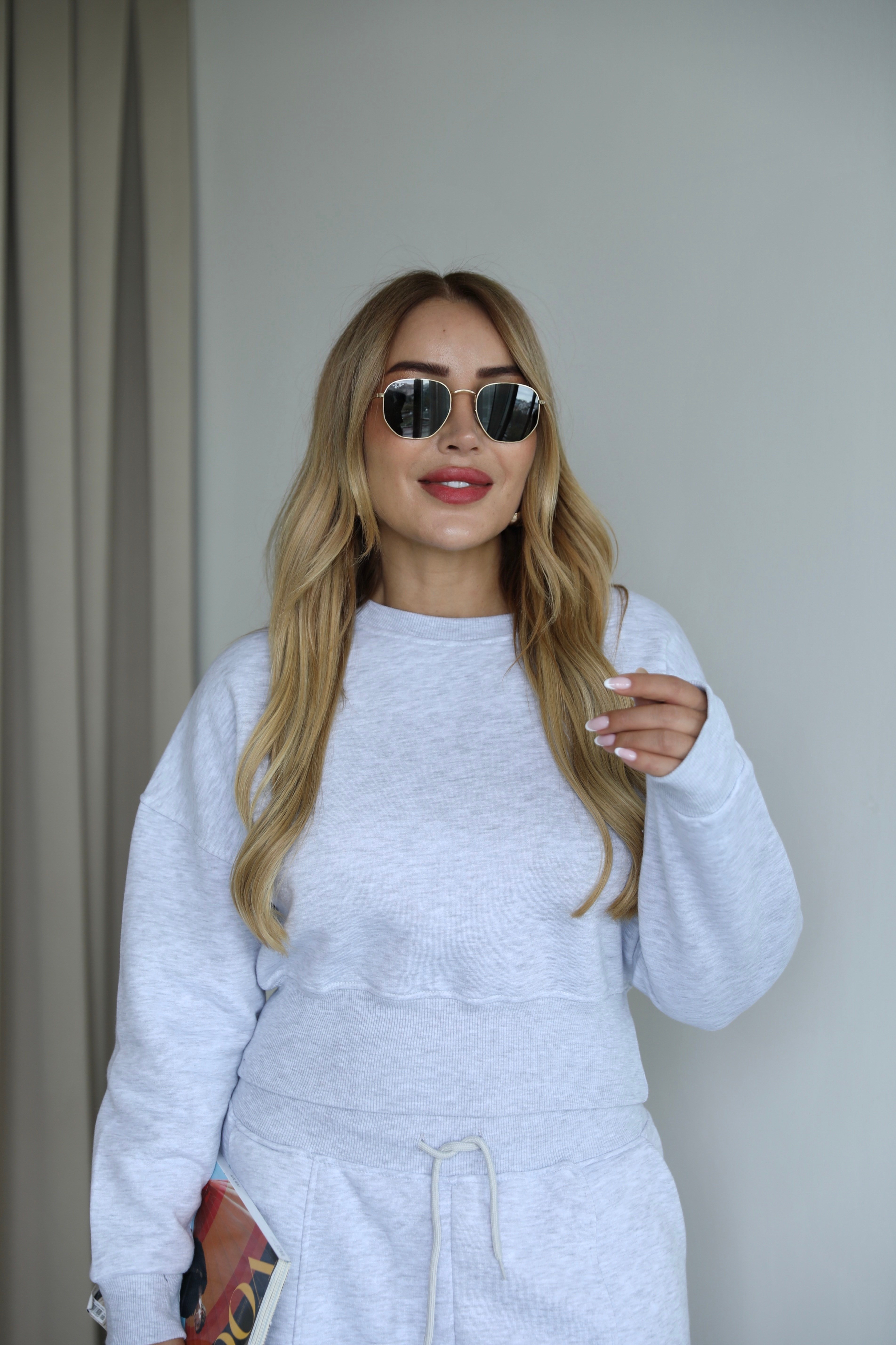 Gri Sweat Eşofman Takım