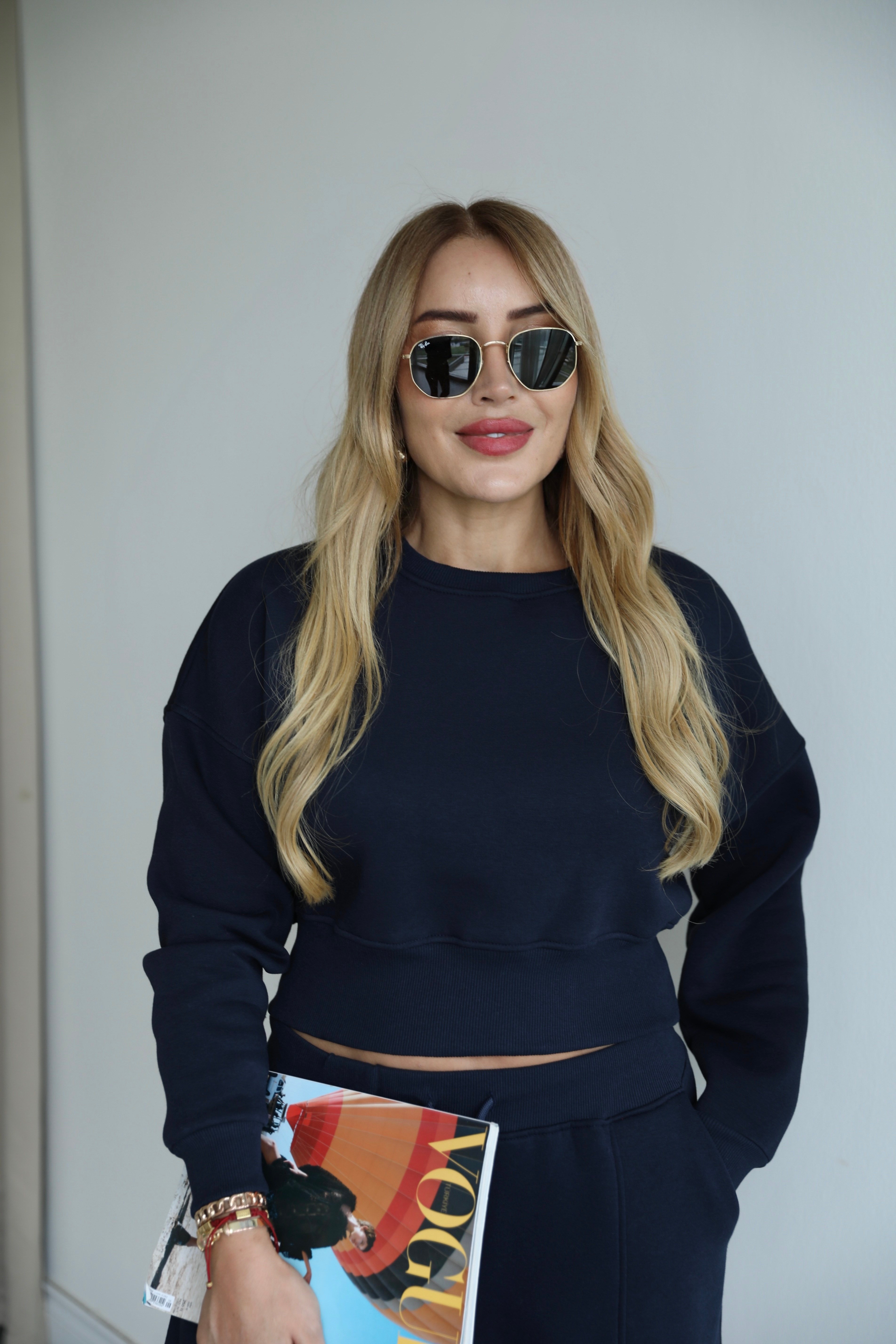 Lacivert Sweat Eşofman Takım