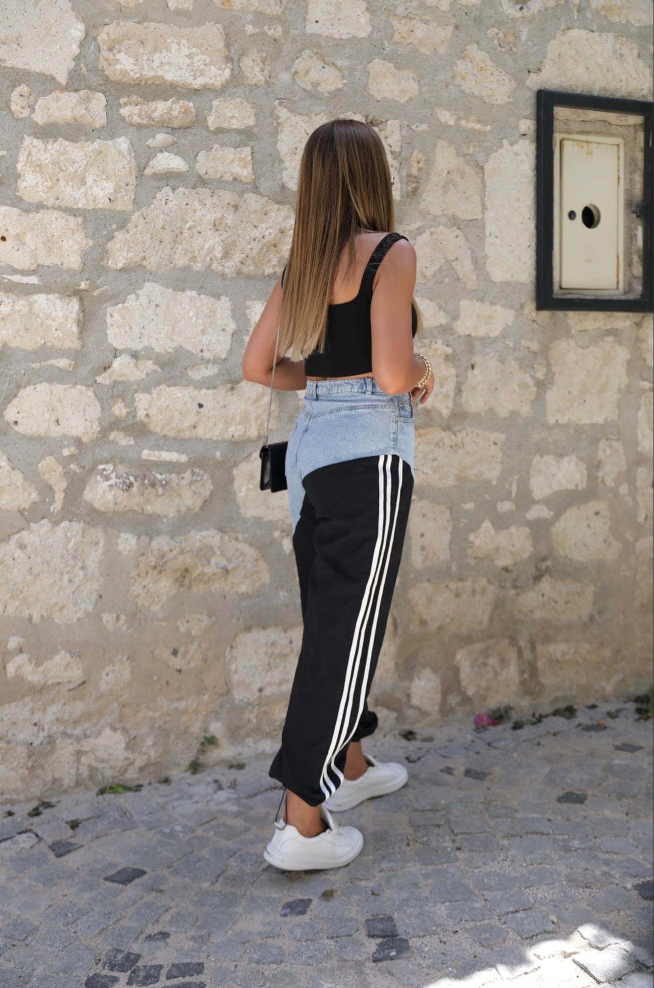 Mavi Paraşüt Detaylı Denim