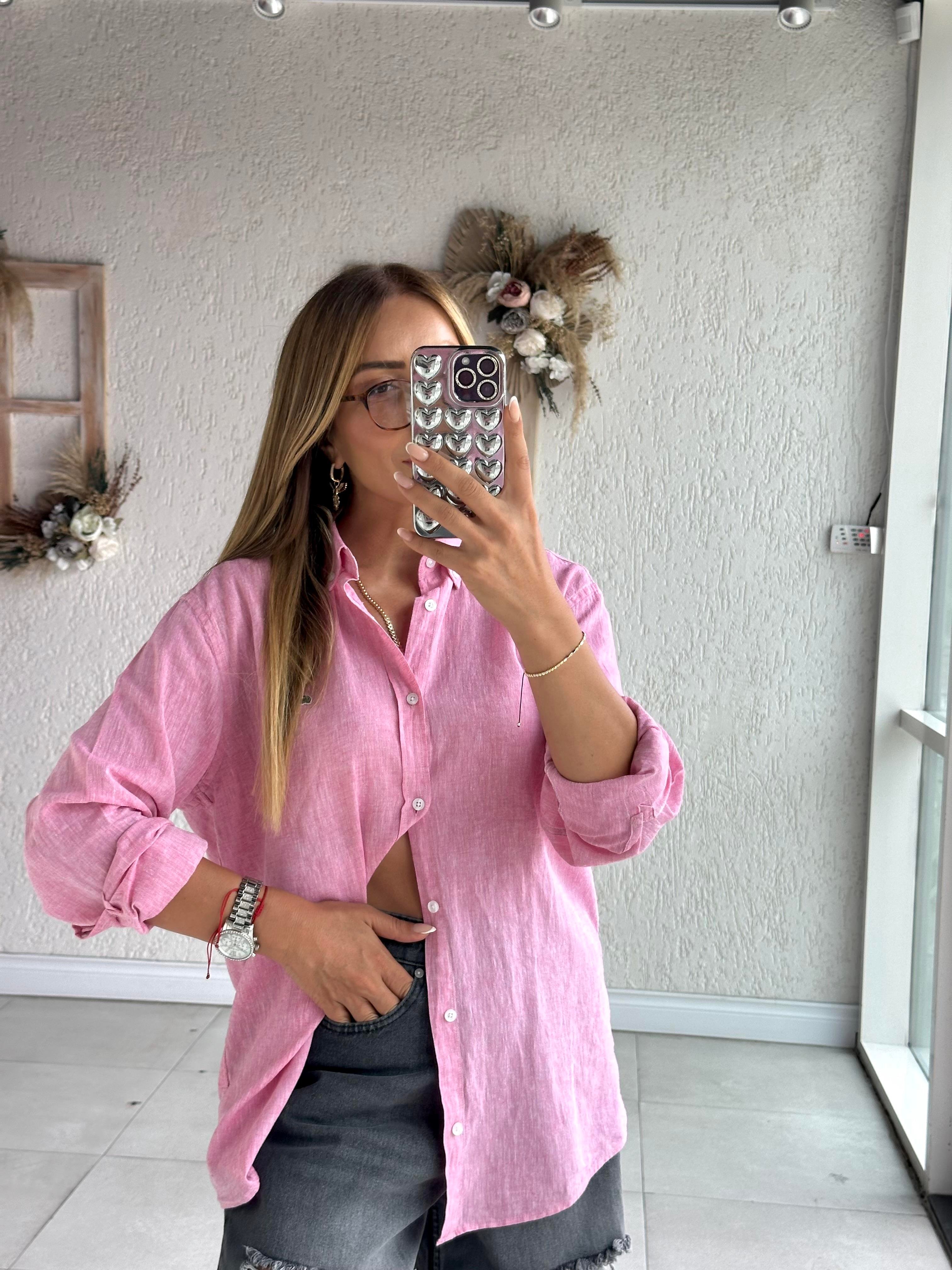 Pembe Orj. Marka Salaş Gömlek