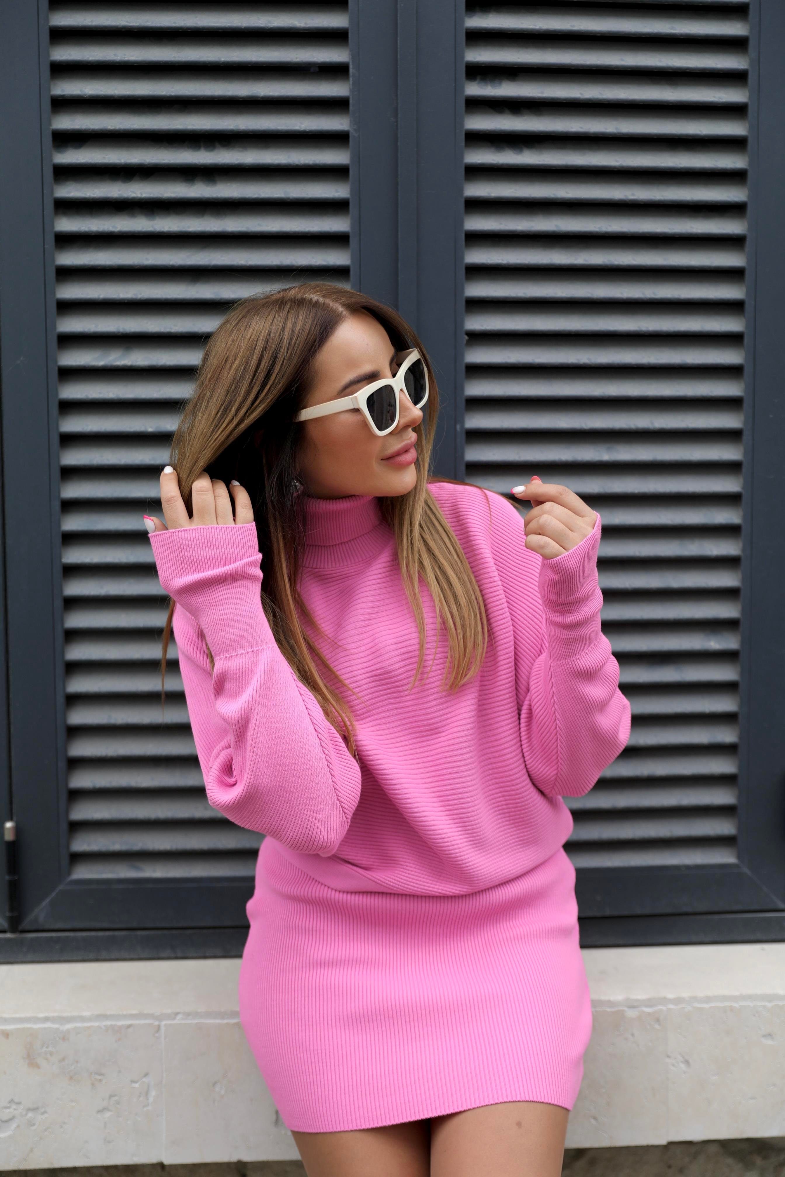 Pembe Triko Etek Bluz Takım