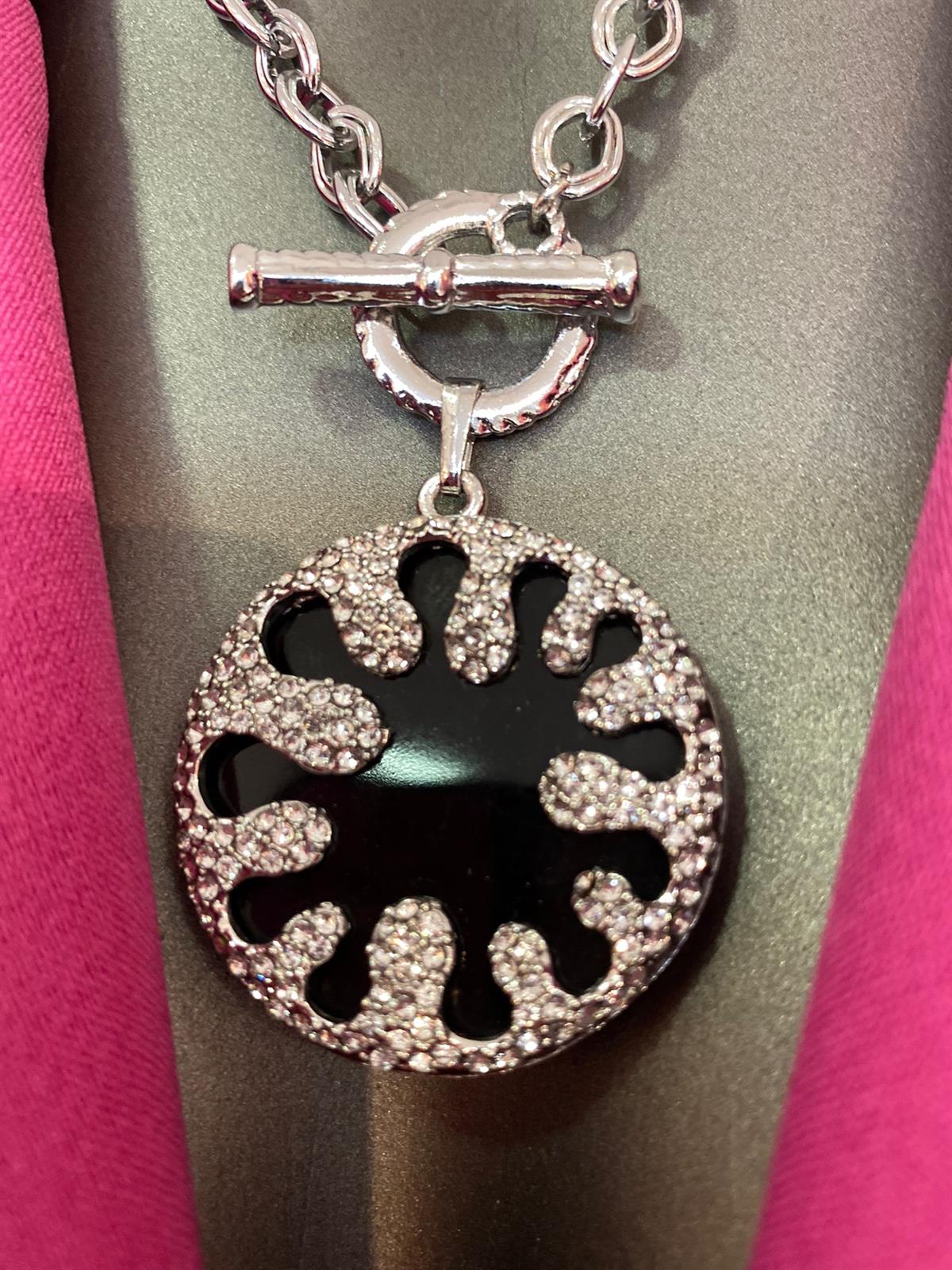 Silver Taşlı Kolye