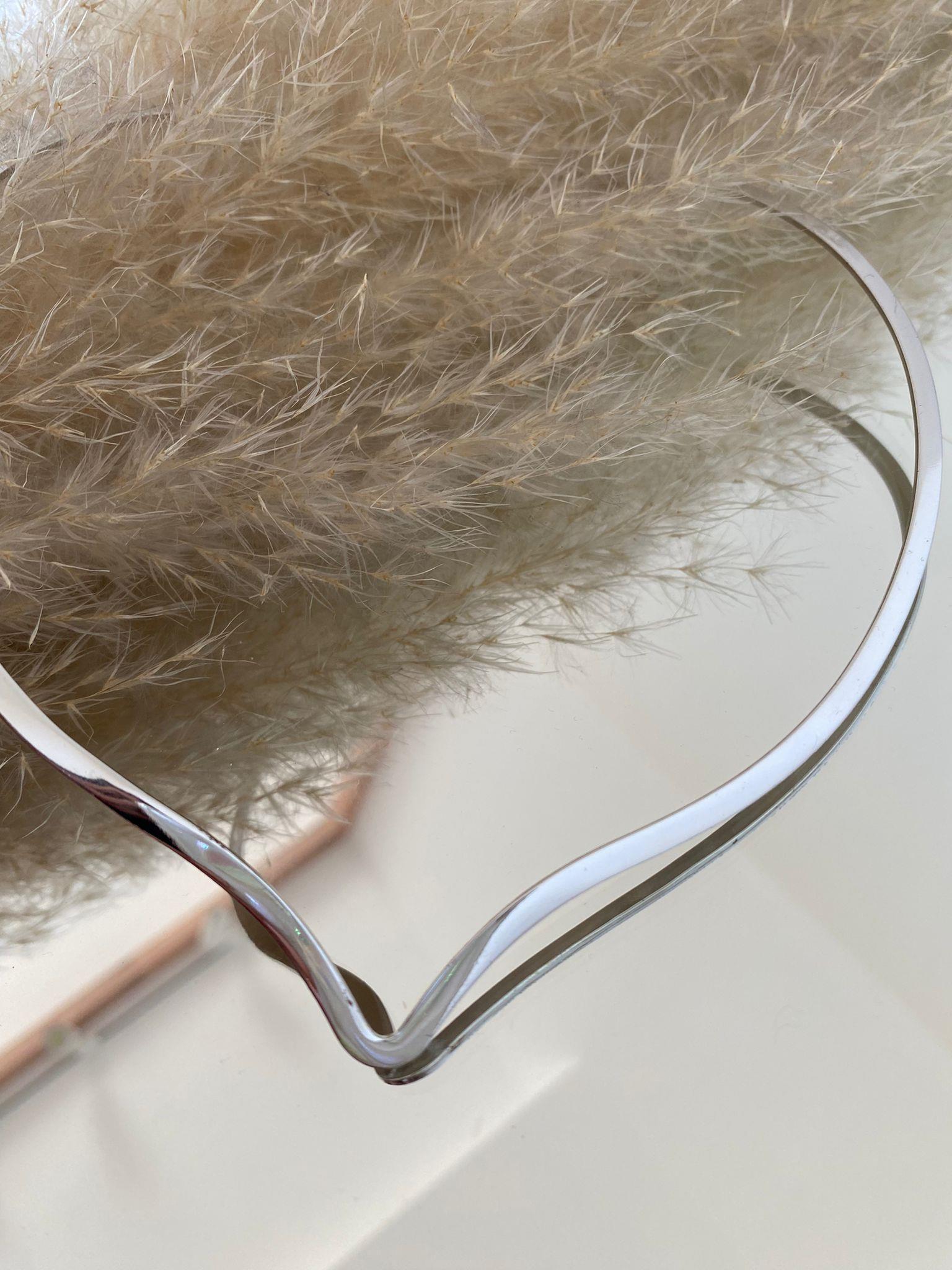 Silver V Choker Kolye