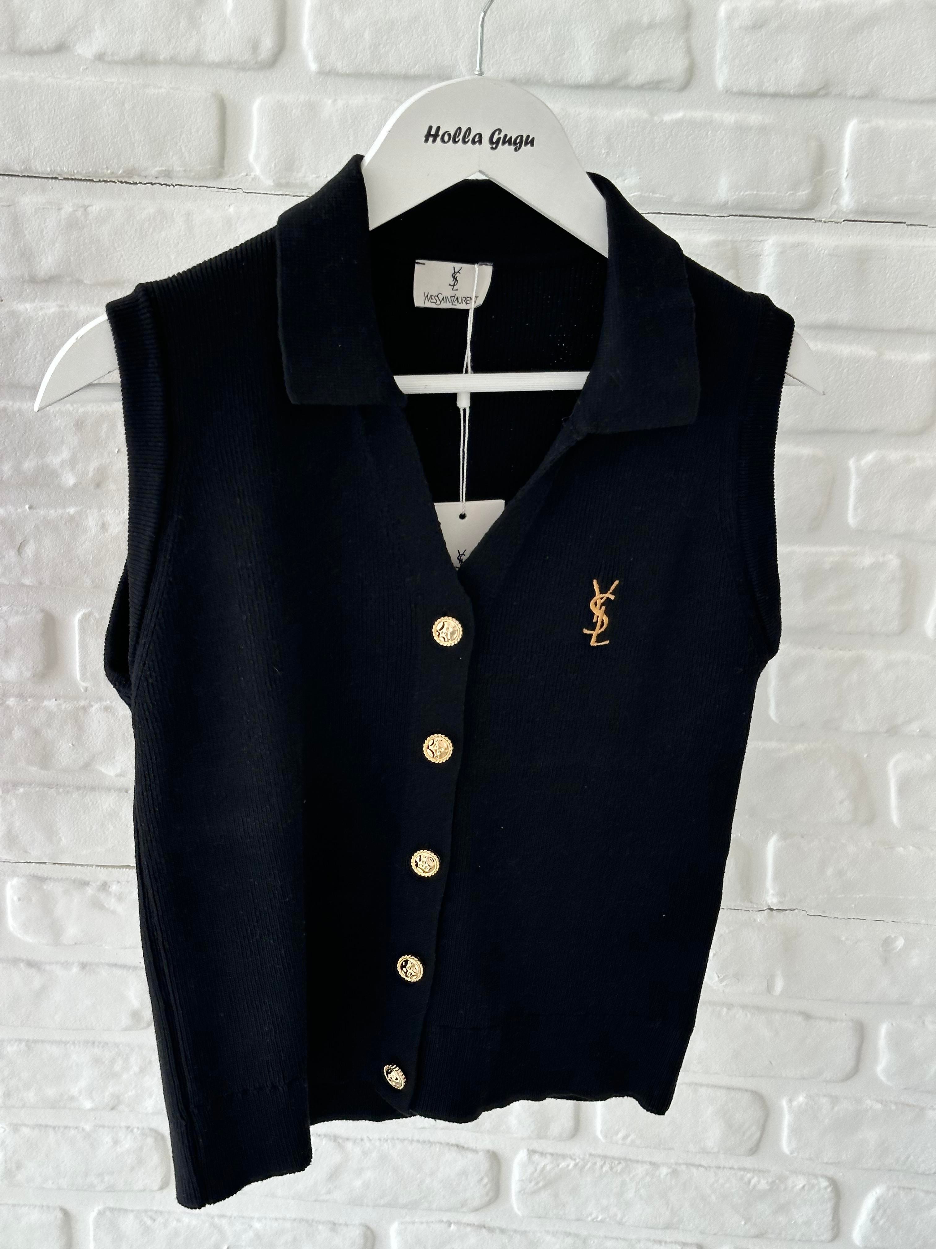 Siyah Nakışlı Yelek