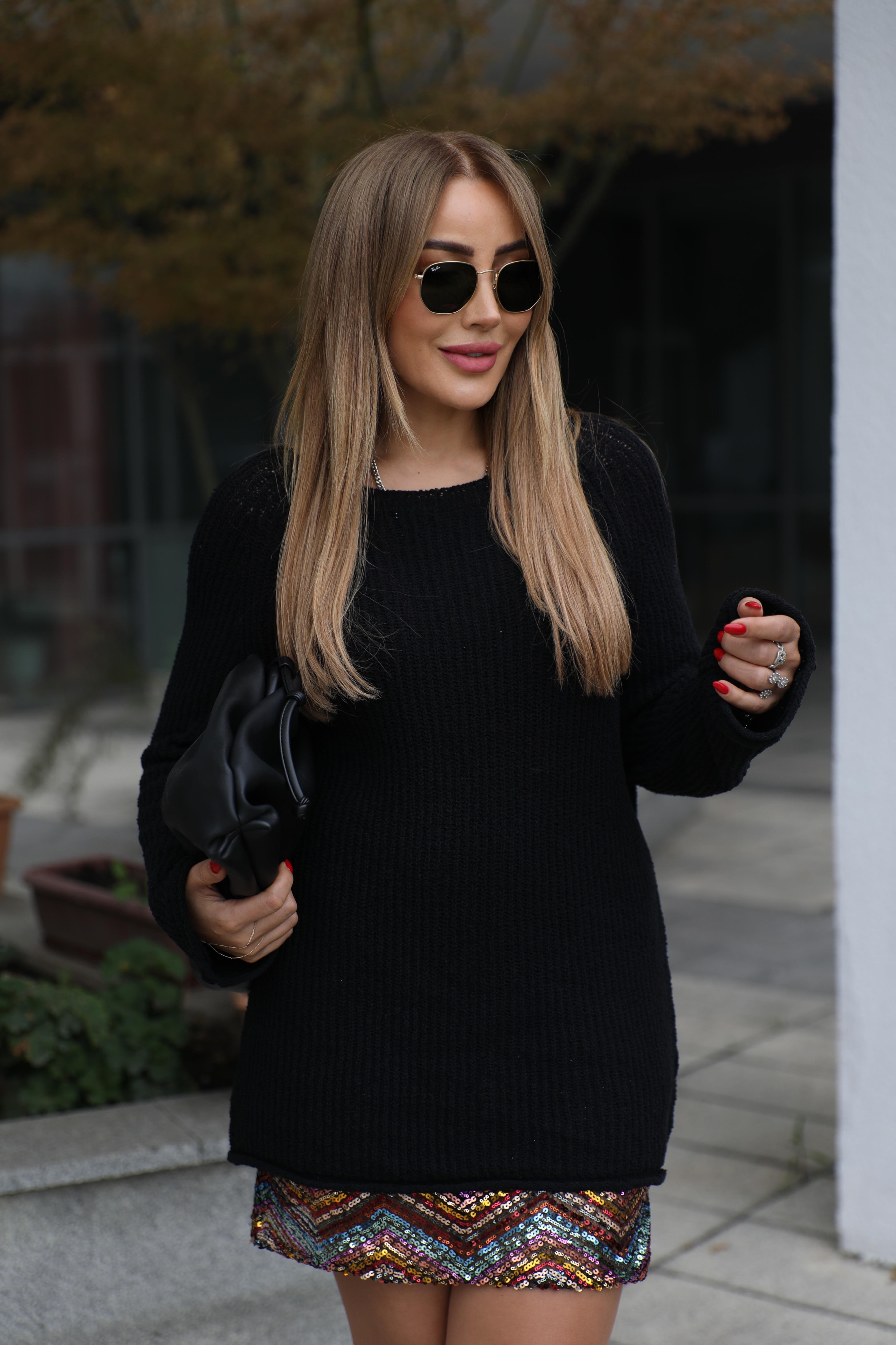 Siyah Premium Merserize Triko