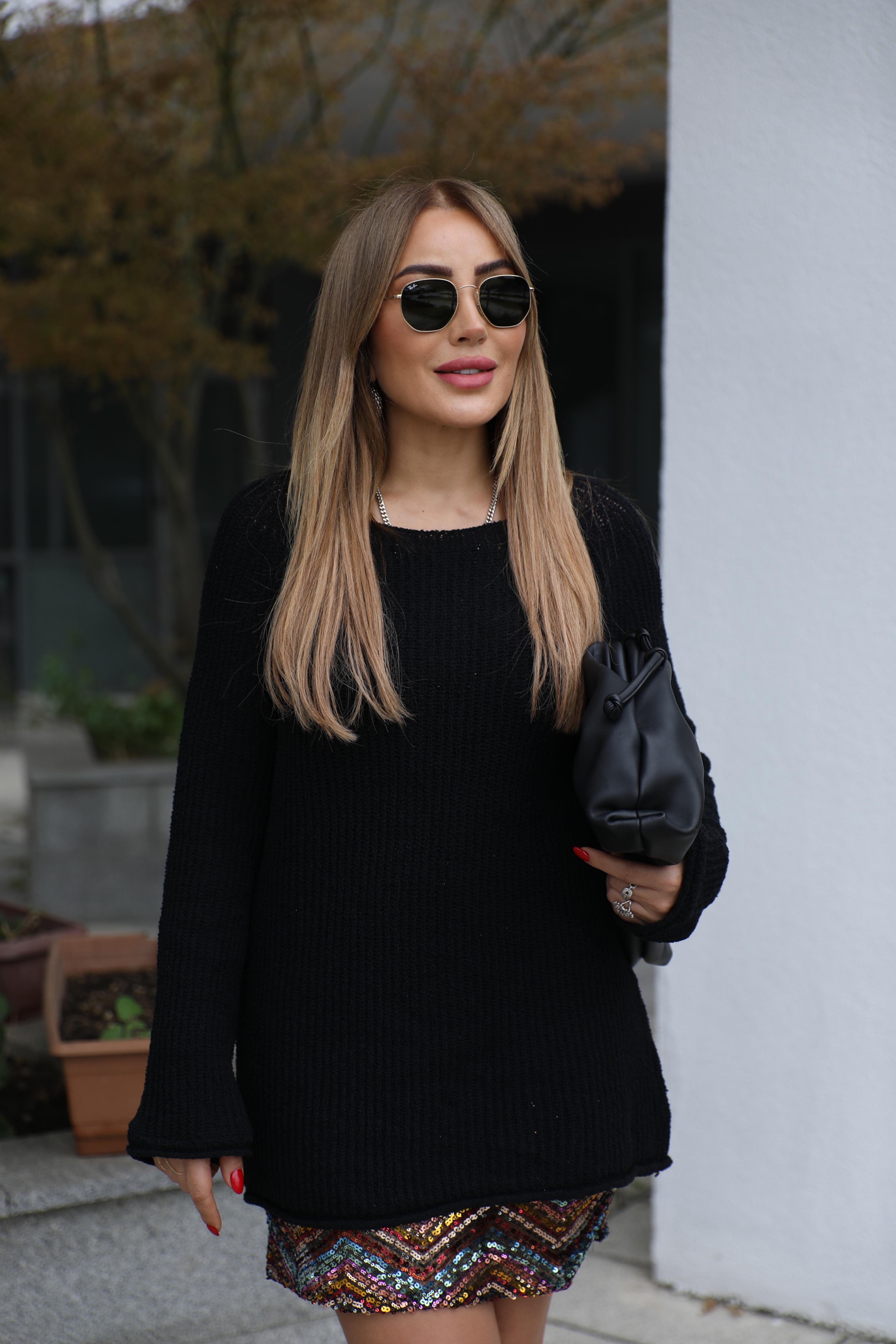 Siyah Premium Merserize Triko