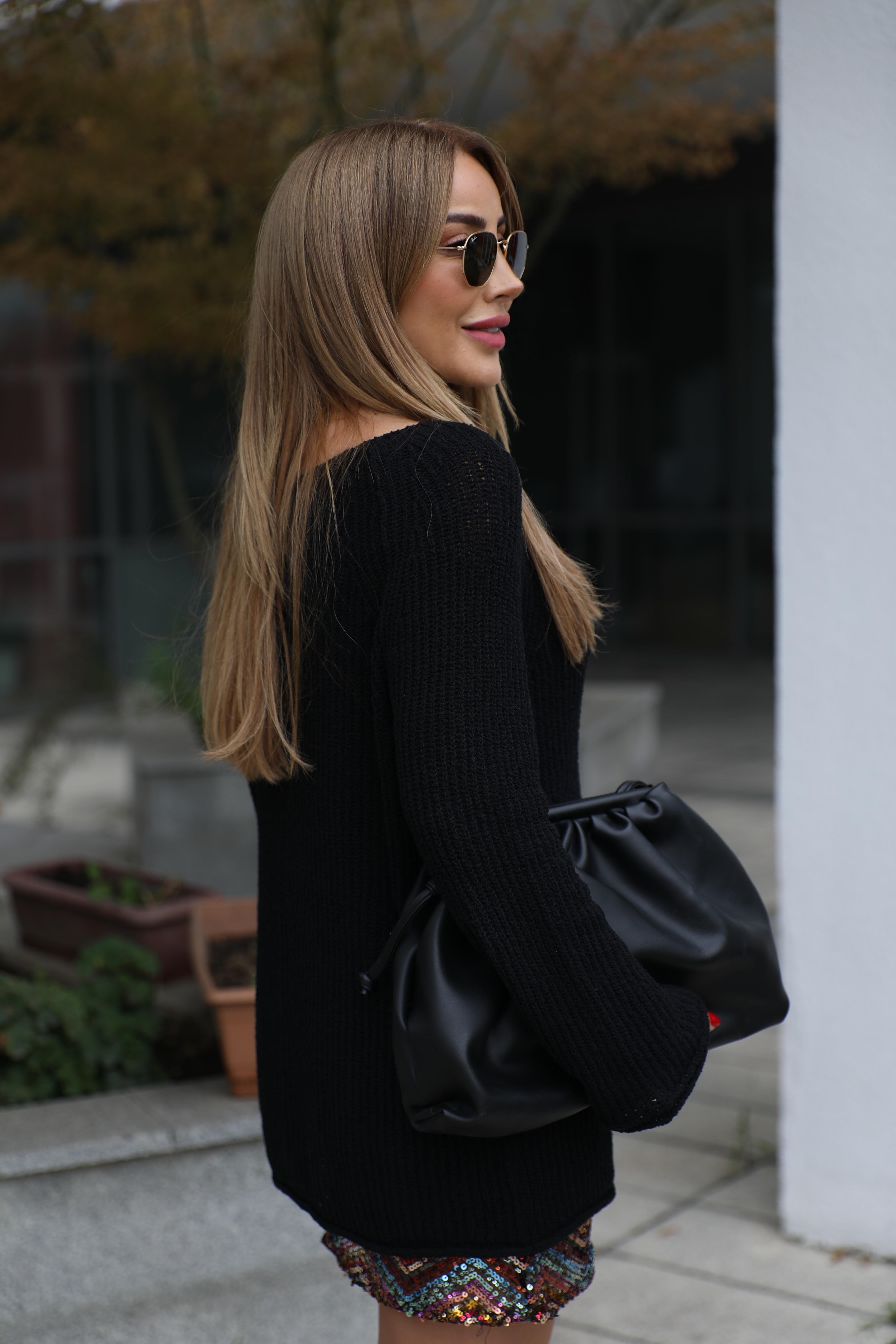 Siyah Premium Merserize Triko