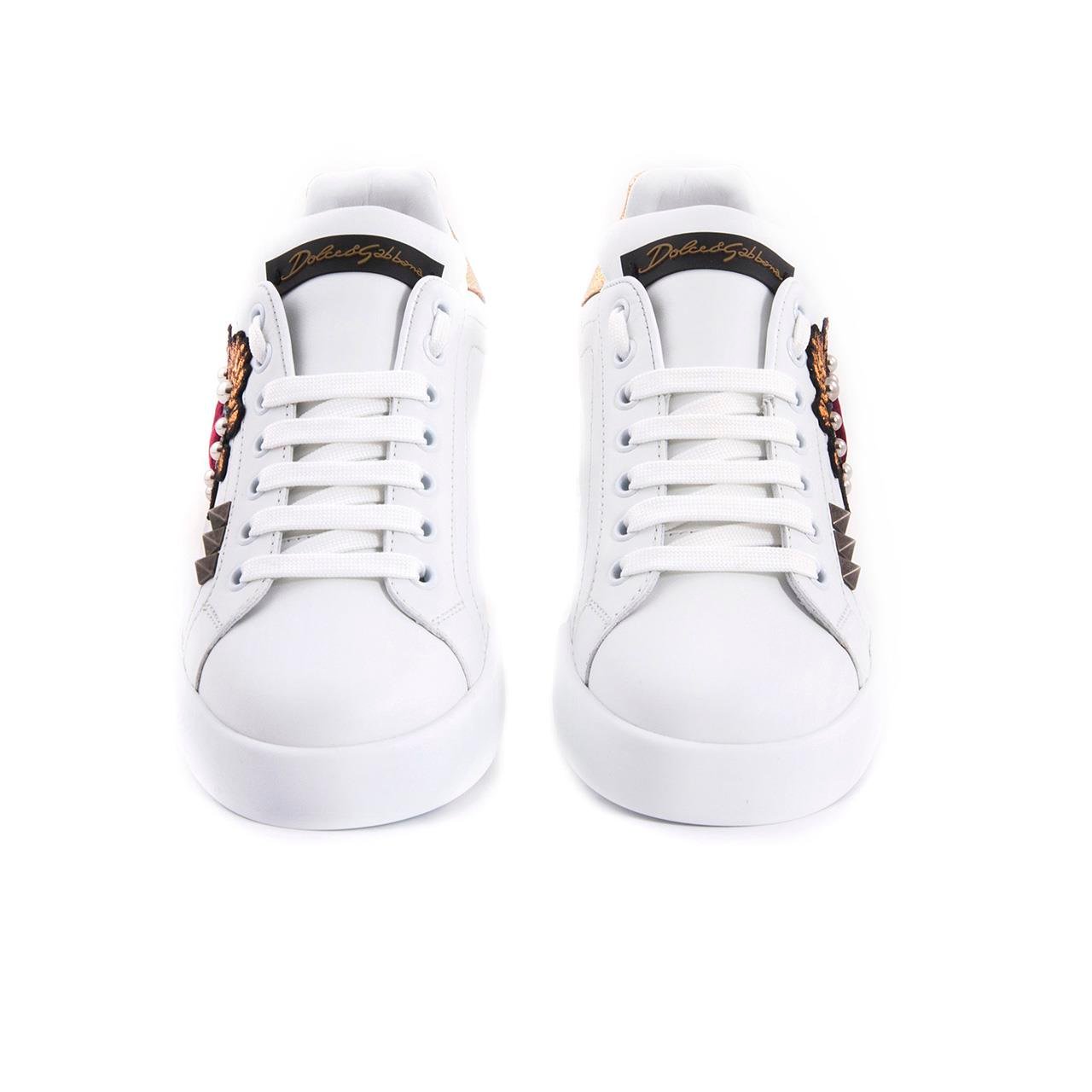 Dolce Gabbana Deri Bağcıklı Kadın Spor & Sneaker CK0150 AH460