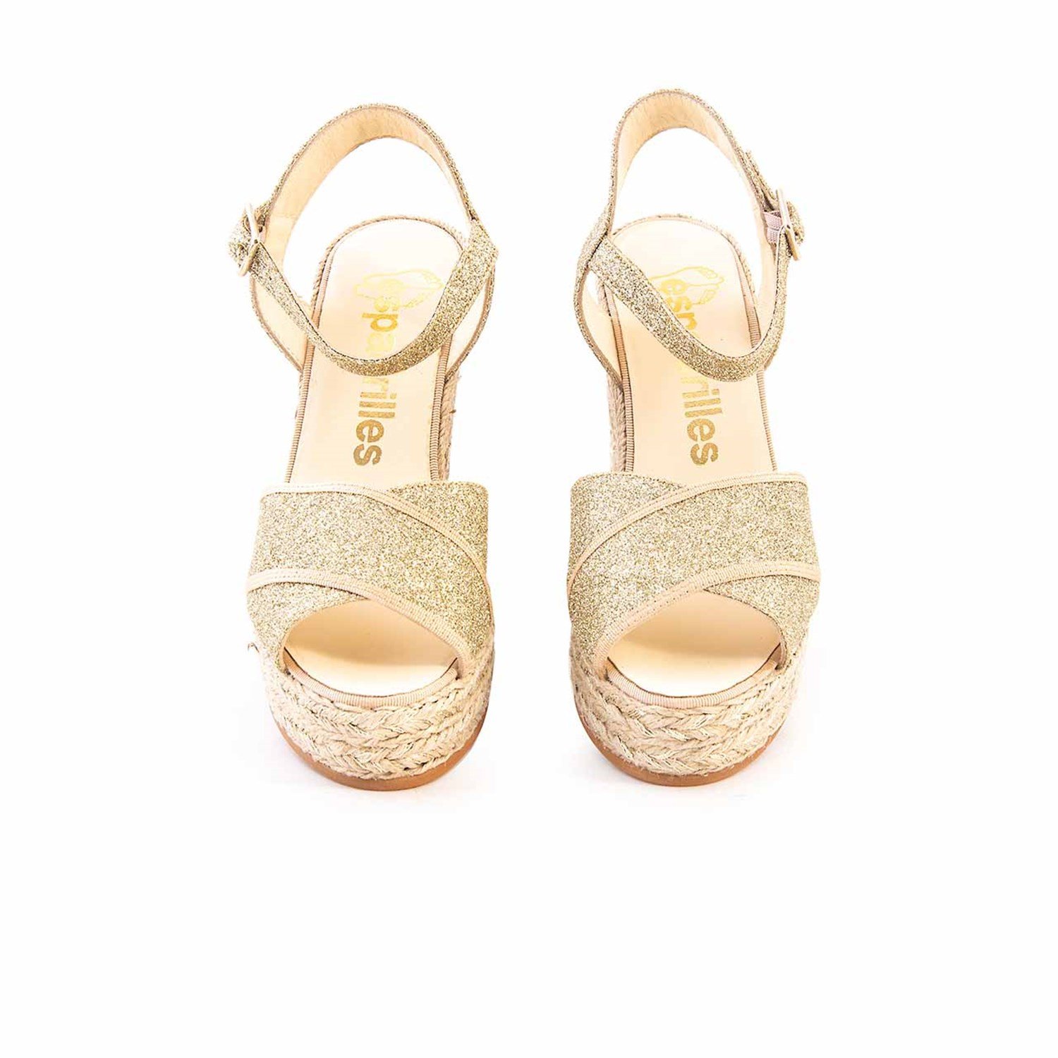 Espadrilles  Platform Topuk Kadin Sandalet AROS GLITTER