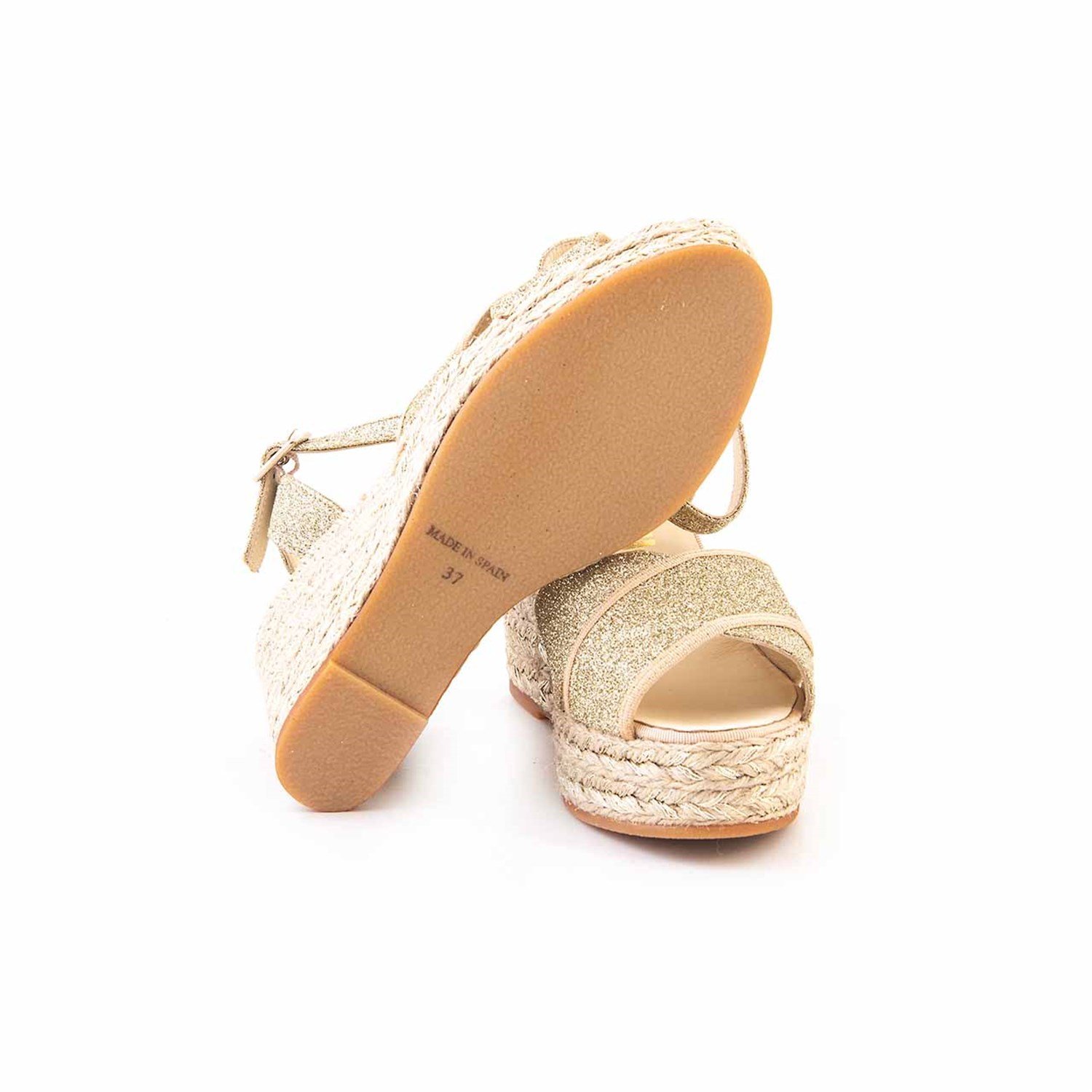 Espadrilles  Platform Topuk Kadin Sandalet AROS GLITTER