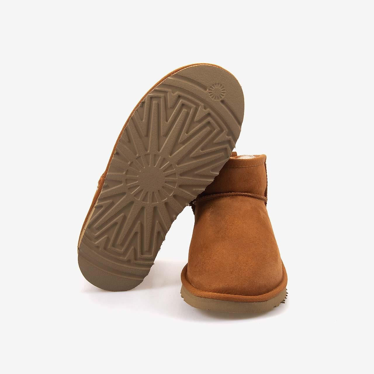 Günlük BotHAWEN ANGELSHAWEN ANGELS Kürklü Süet Deri Kadın Topuklu Bot 1481