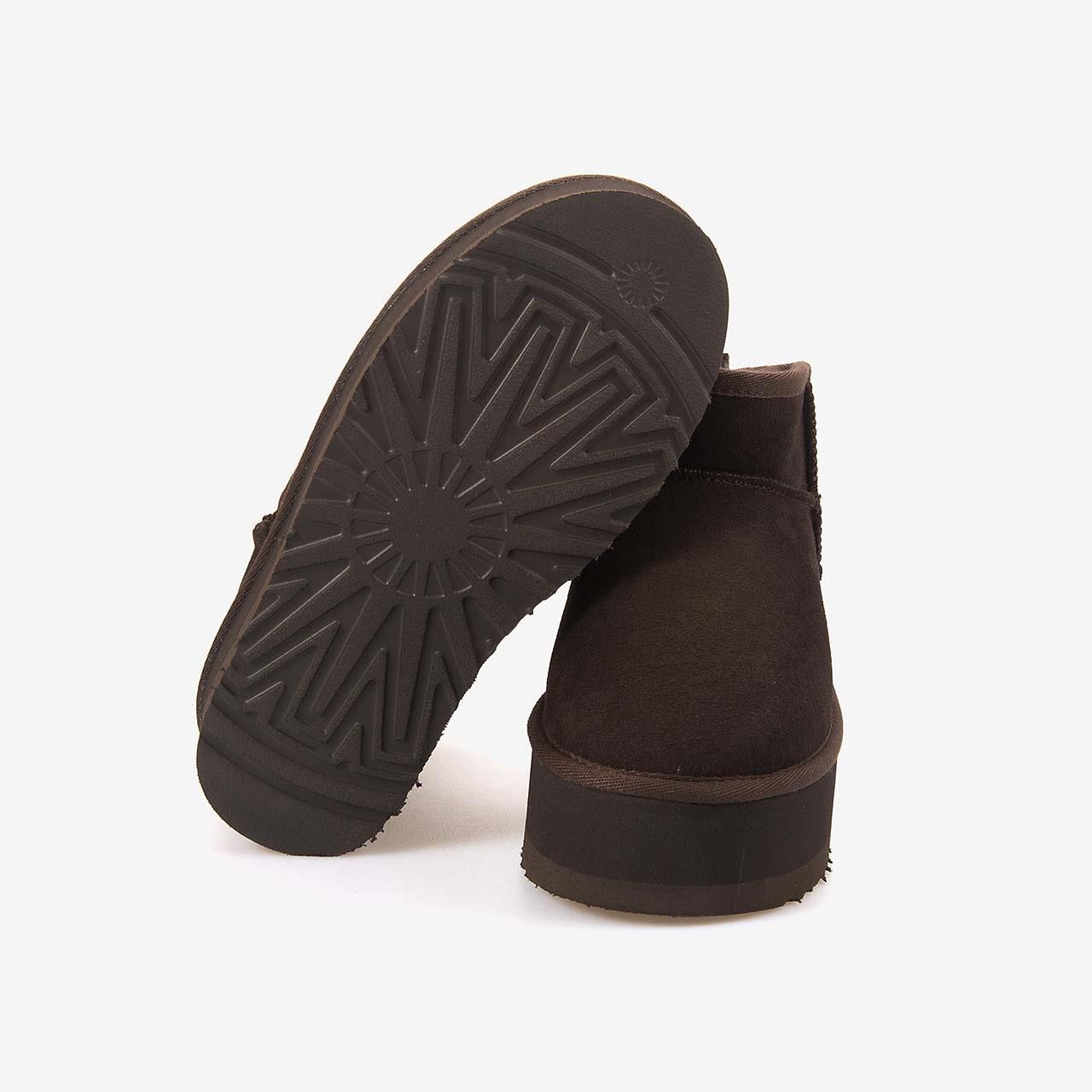 Günlük BotHAWEN ANGELSHAWEN ANGELS Kürklü Süet Deri Kadın Topuklu Bot 2301