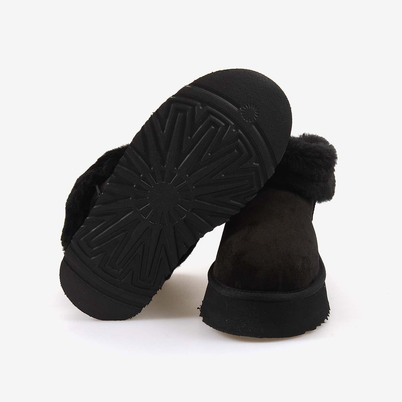 Günlük BotHAWEN ANGELSHAWEN ANGELS Kürklü Süet Deri Yüksek Tabanlı Kadın Bot 2025