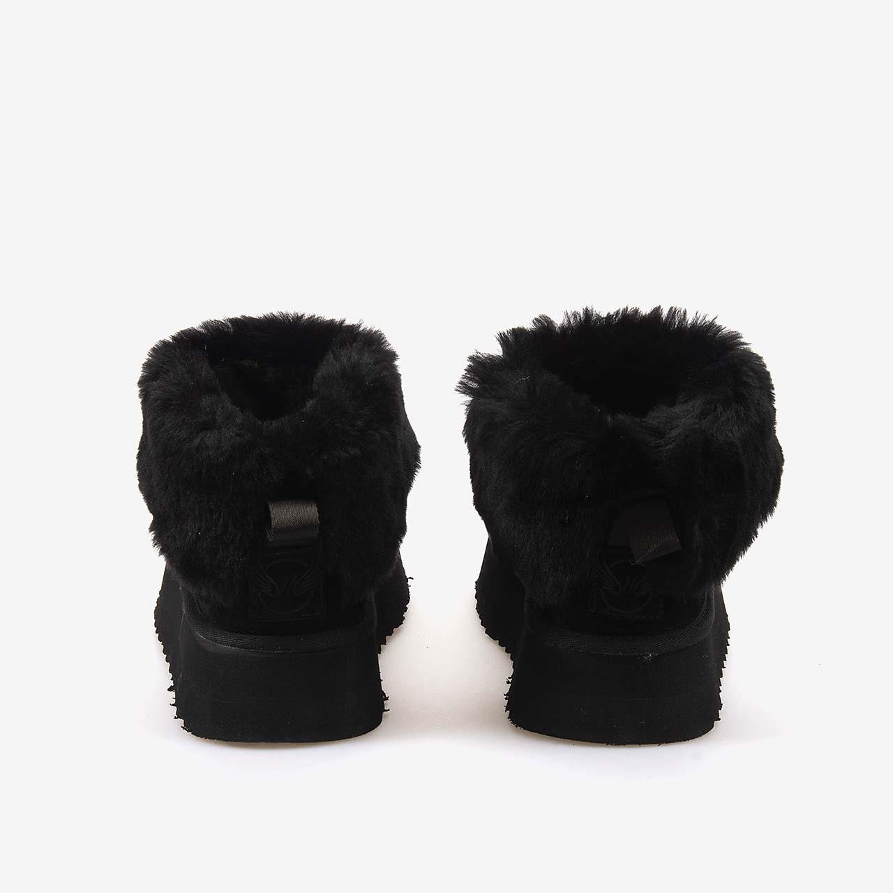 Günlük BotHAWEN ANGELSHAWEN ANGELS Kürklü Süet Deri Yüksek Tabanlı Kadın Bot 2025