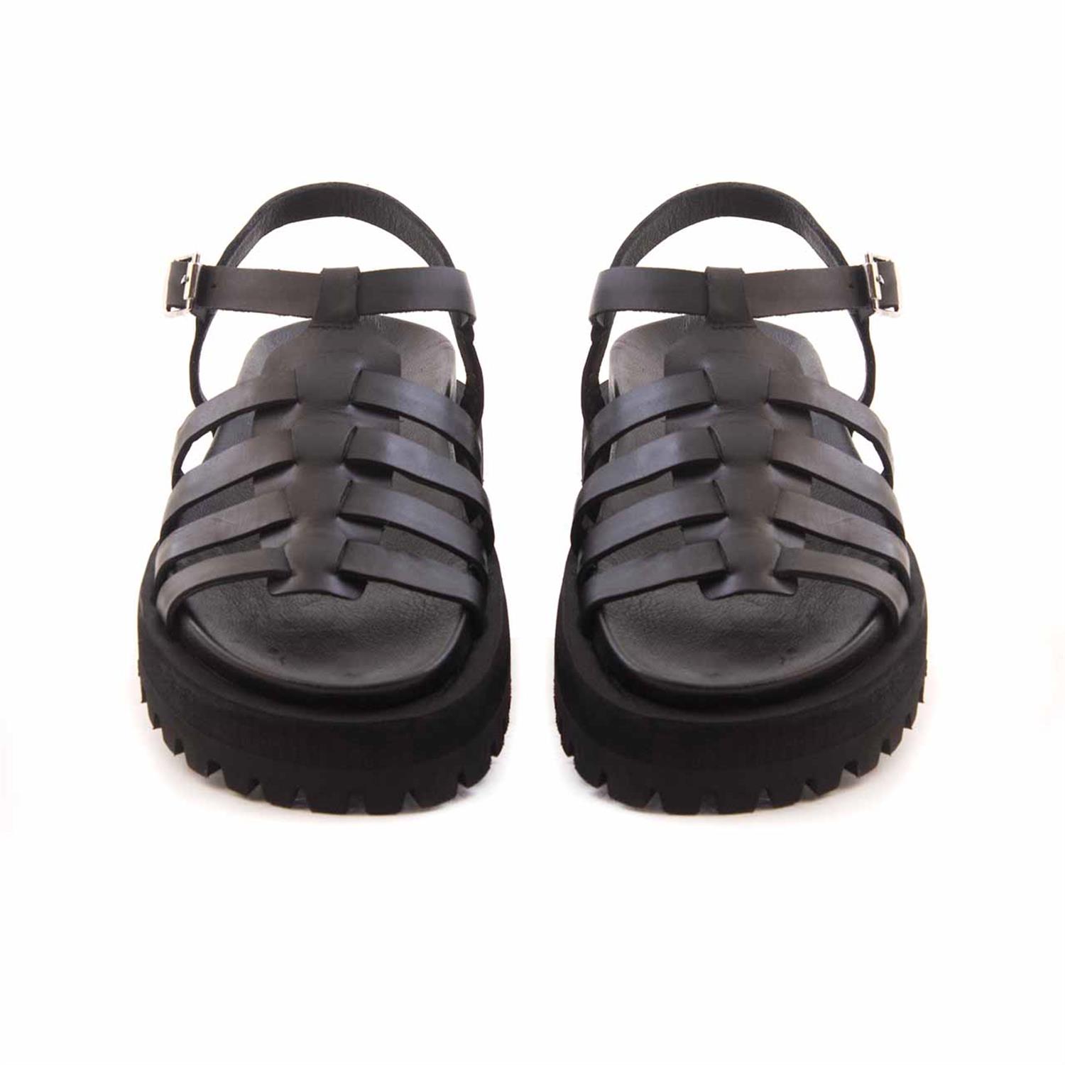 Kemal Tanca Deri Kadın Sandalet 321-02