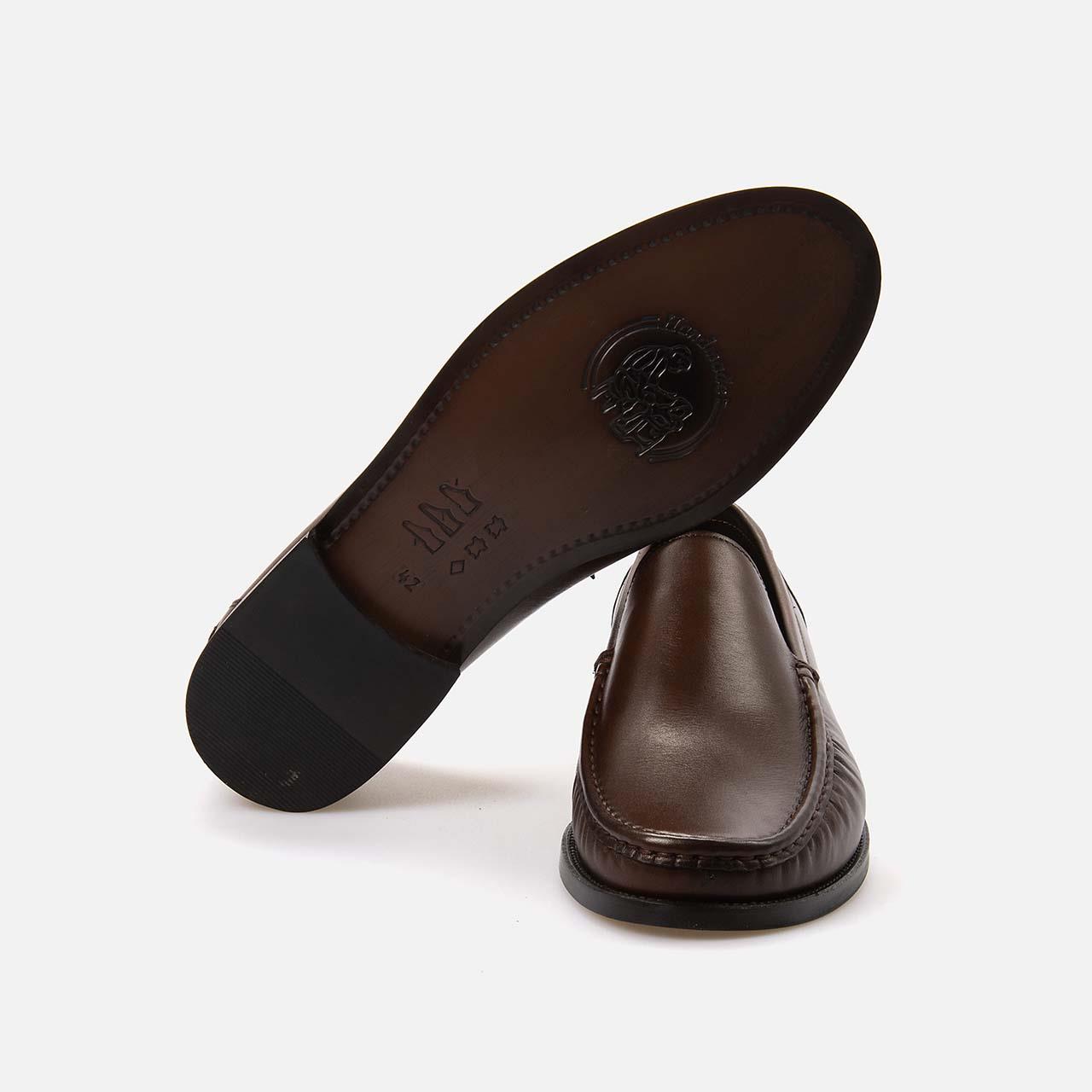 LoaferKemal TancaKemal Tanca Hakiki Deri Bağcıksız Erkek Loafer 6219