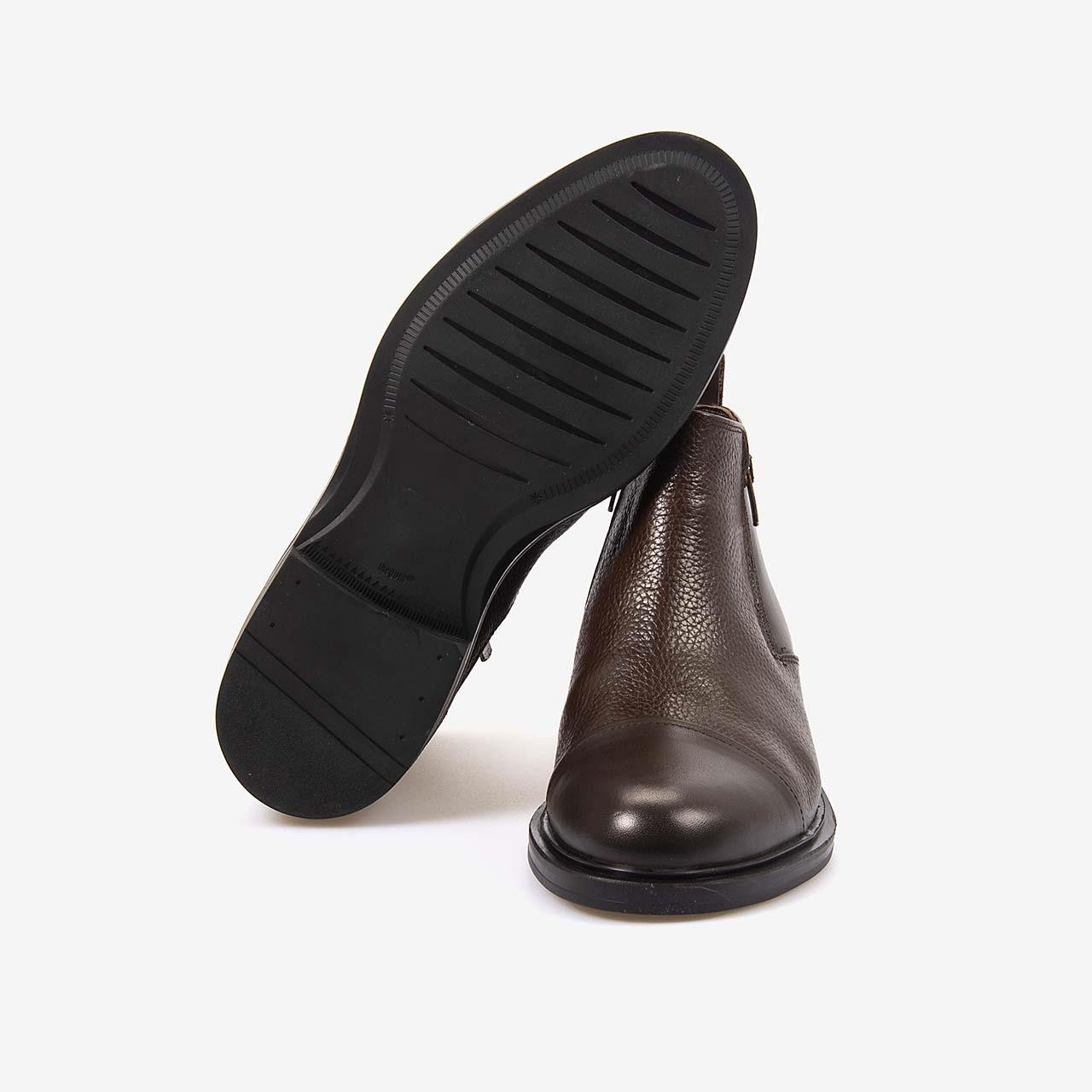 BotKemal TancaKemal Tanca  Hakiki Deri Fermuarlı Erkek Bot A14551